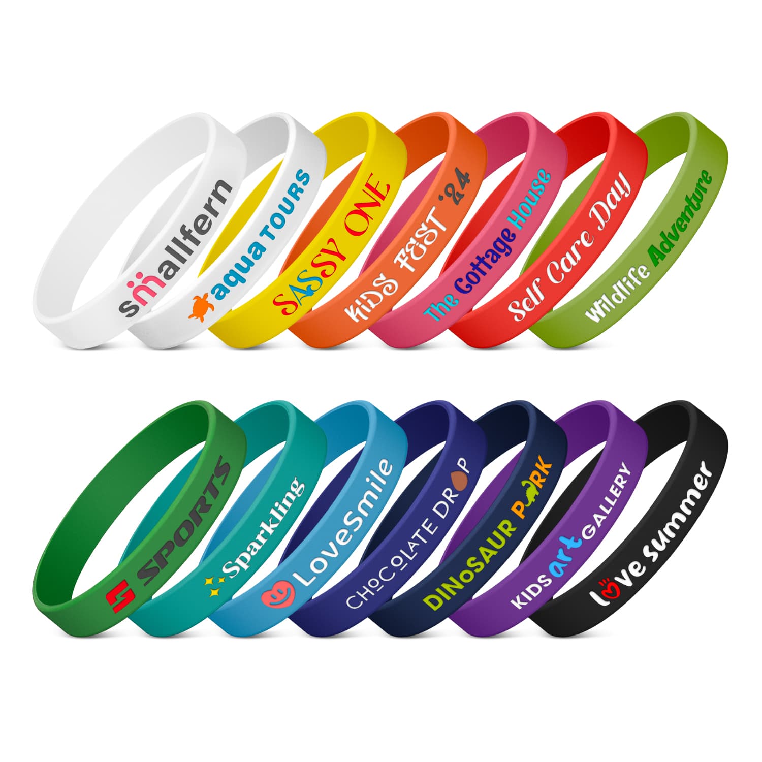 Kids Silicone Wrist Band - Debossed — view 2 of 4