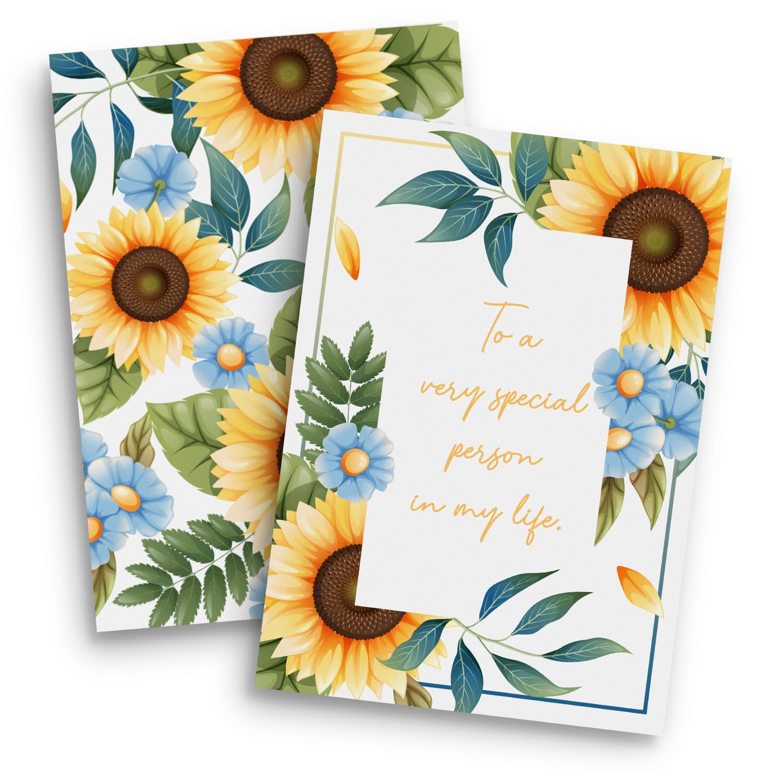 A4 Message Card — view 2 of 2