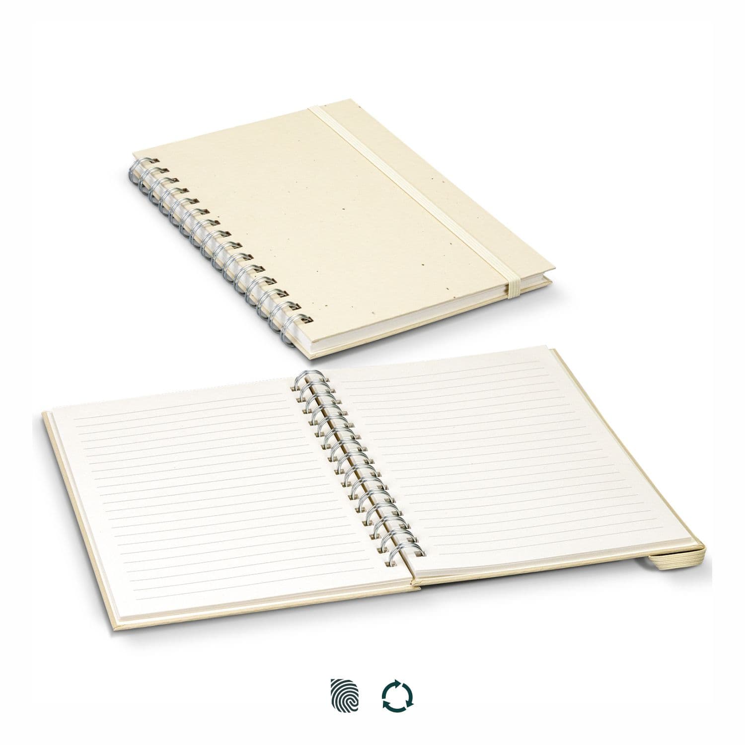 Terra Recycled Paper Spiral Notebook — view 2 of 4