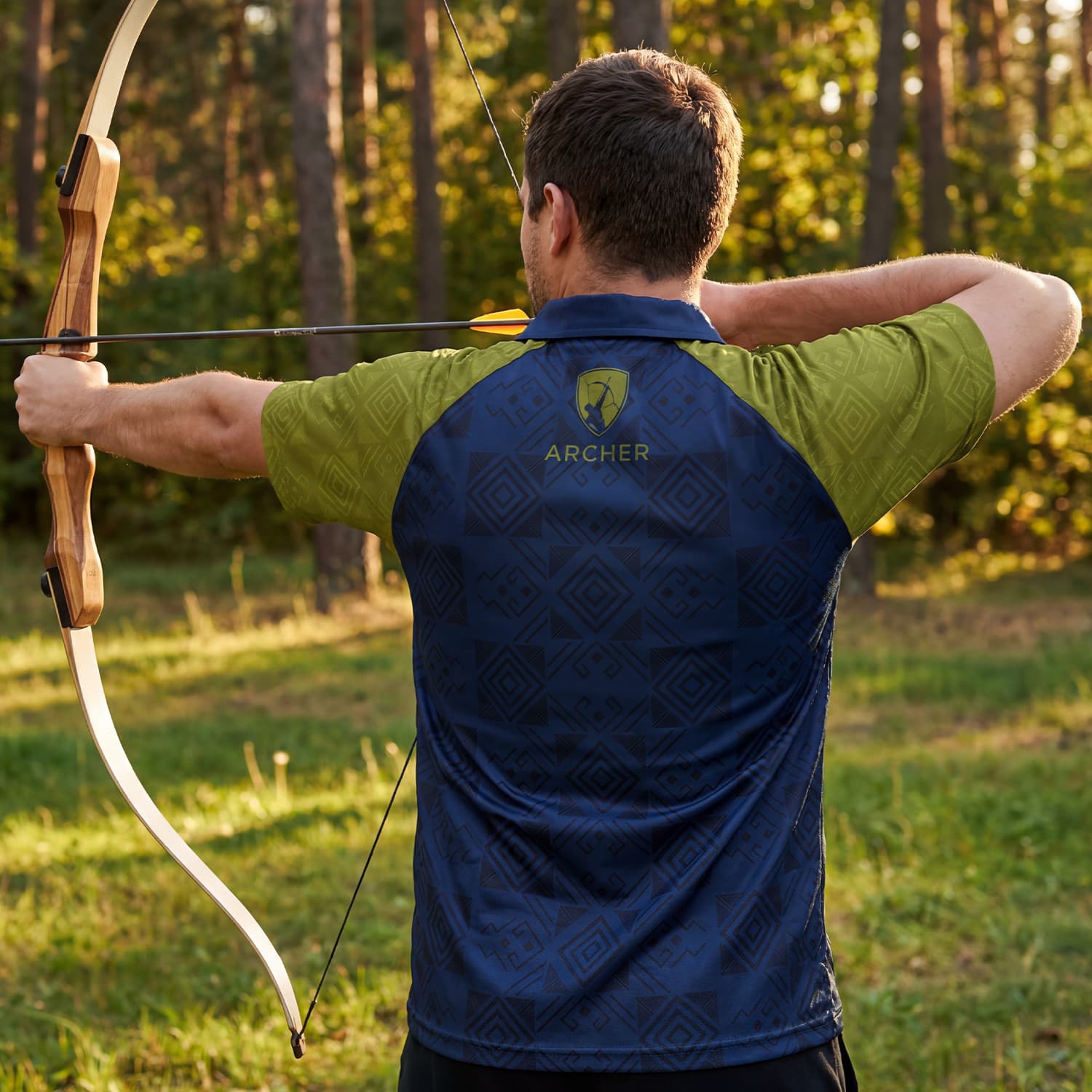 Custom Mens Active Polo — view 2 of 4