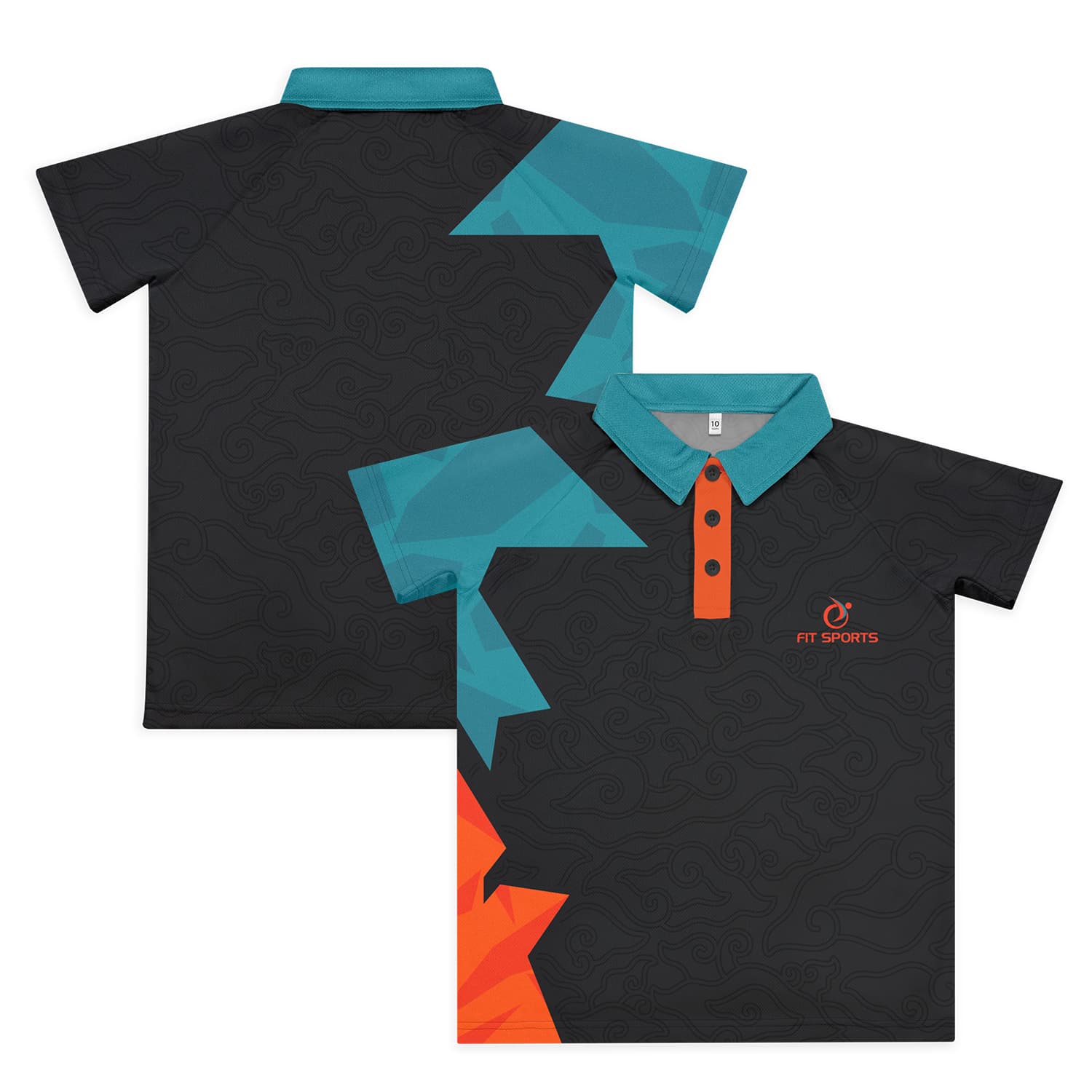 Custom Youth Active Polo — view 3 of 4
