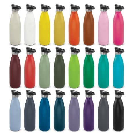 Mirage Powder Coated Vacuum Bottle - Push Button Lid — view 2 of 4