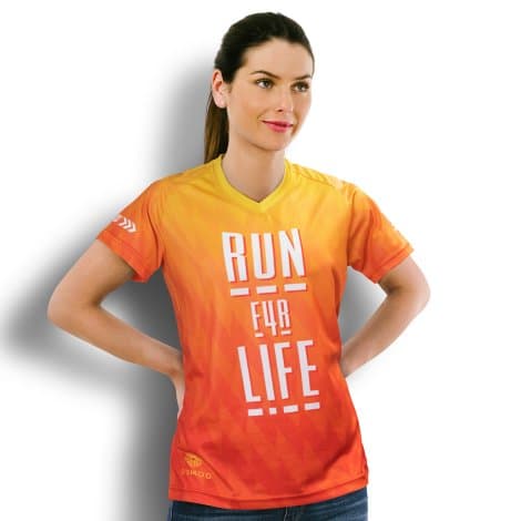 Custom Womens Performance V-Neck T-Shirt — view 2 of 4