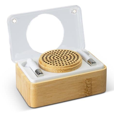 Bamboo Wireless Speaker & Earbud Set — view 4 of 4