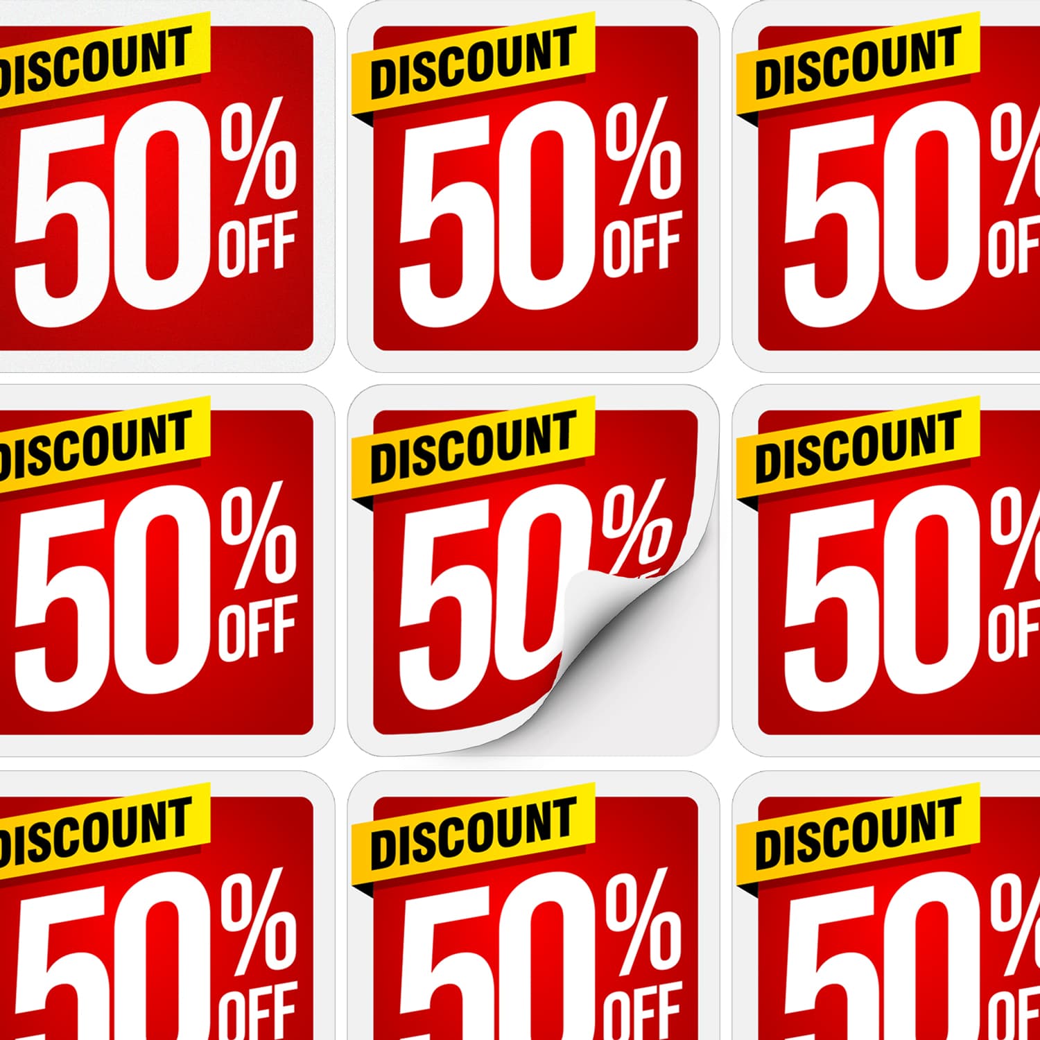 AD Labels 50 x 50mm — view 3 of 3