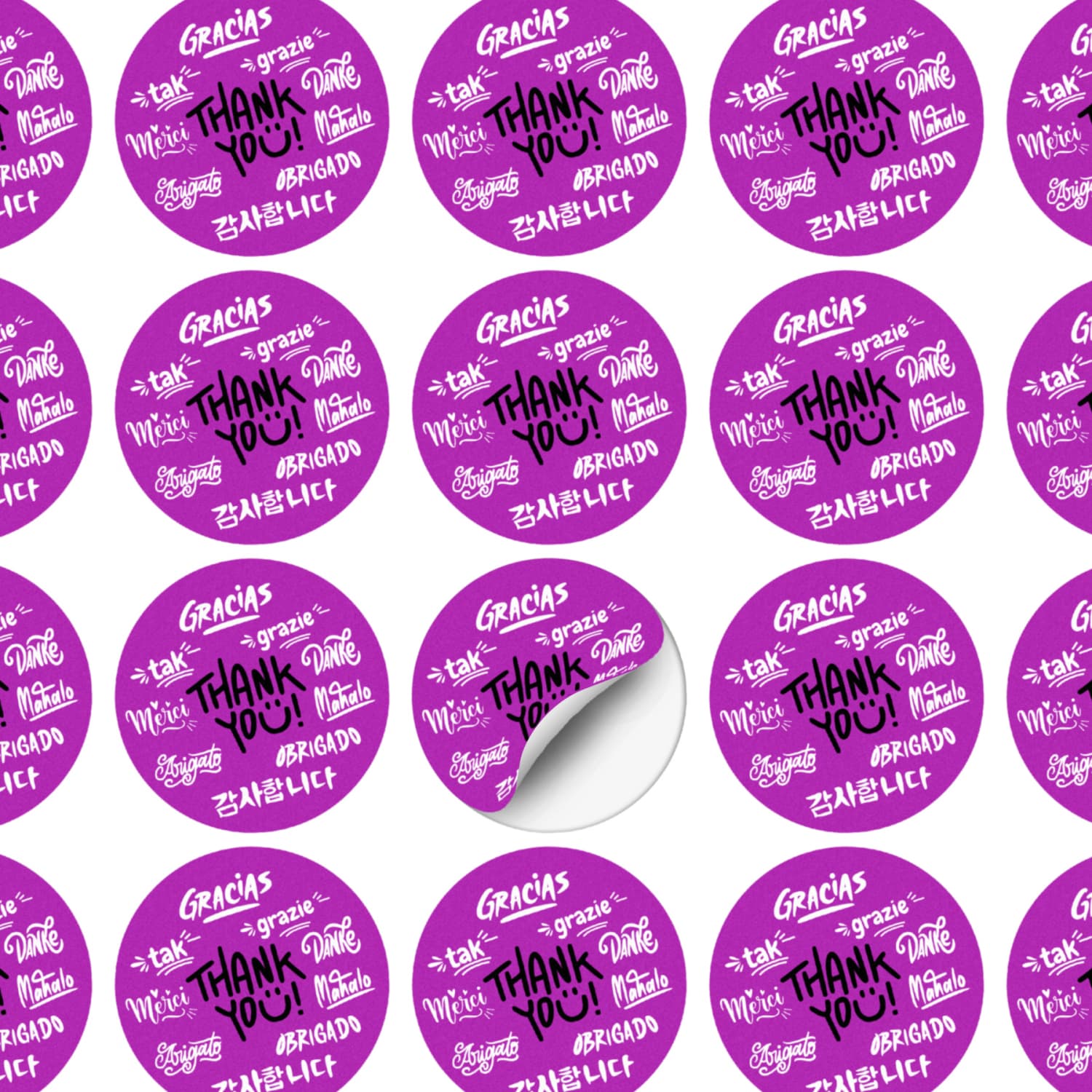 AD Labels 60mm - Circle — view 3 of 3