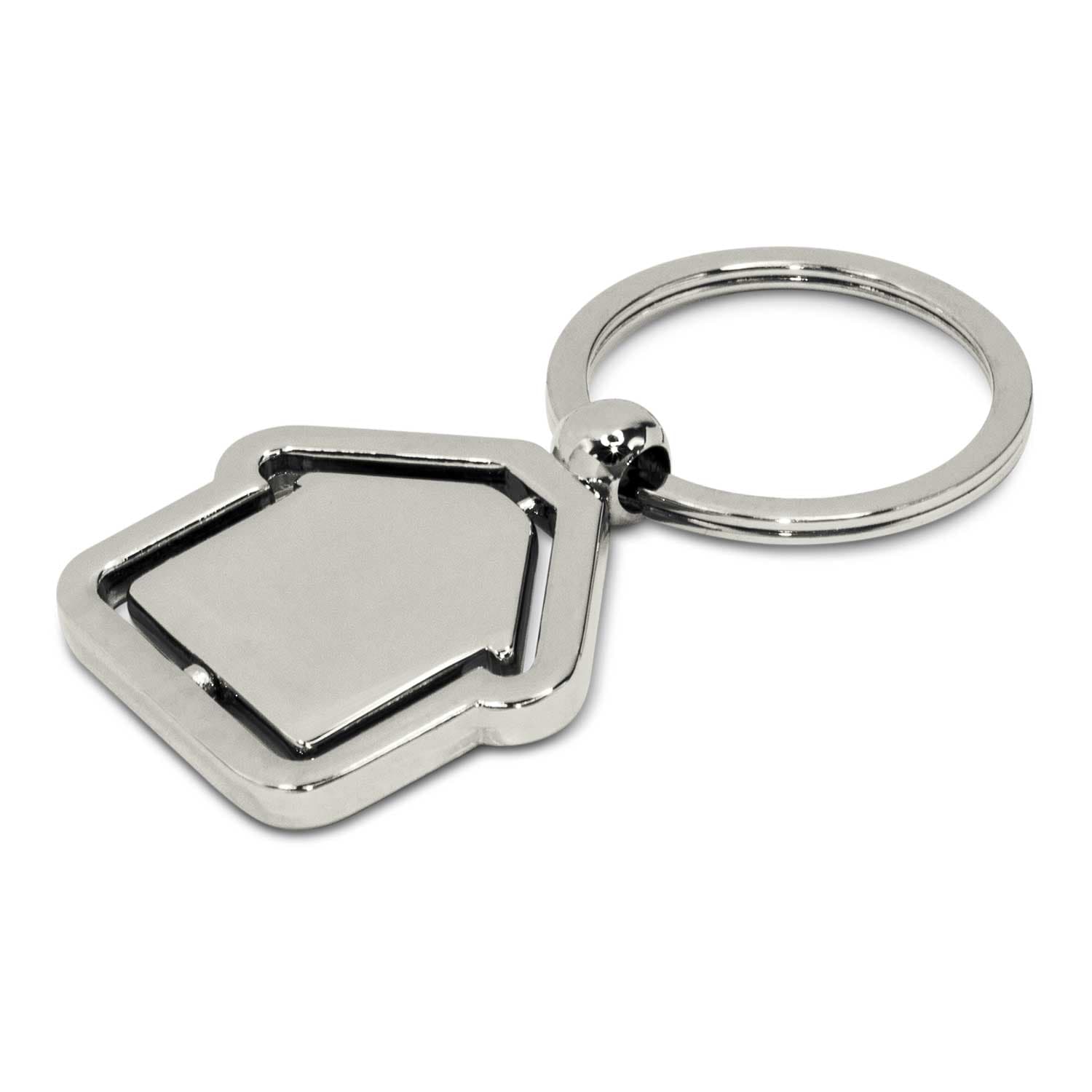 Spinning House Metal Key Ring — view 2 of 2