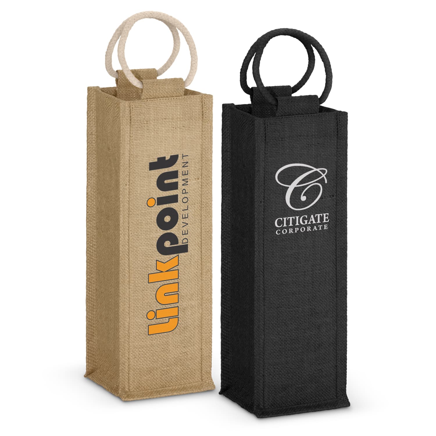 Napoli Jute Wine Carrier — view 2 of 4