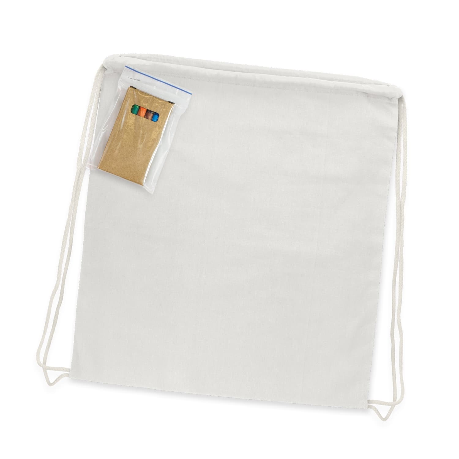 Cotton Colouring Drawstring Backpack — view 2 of 2