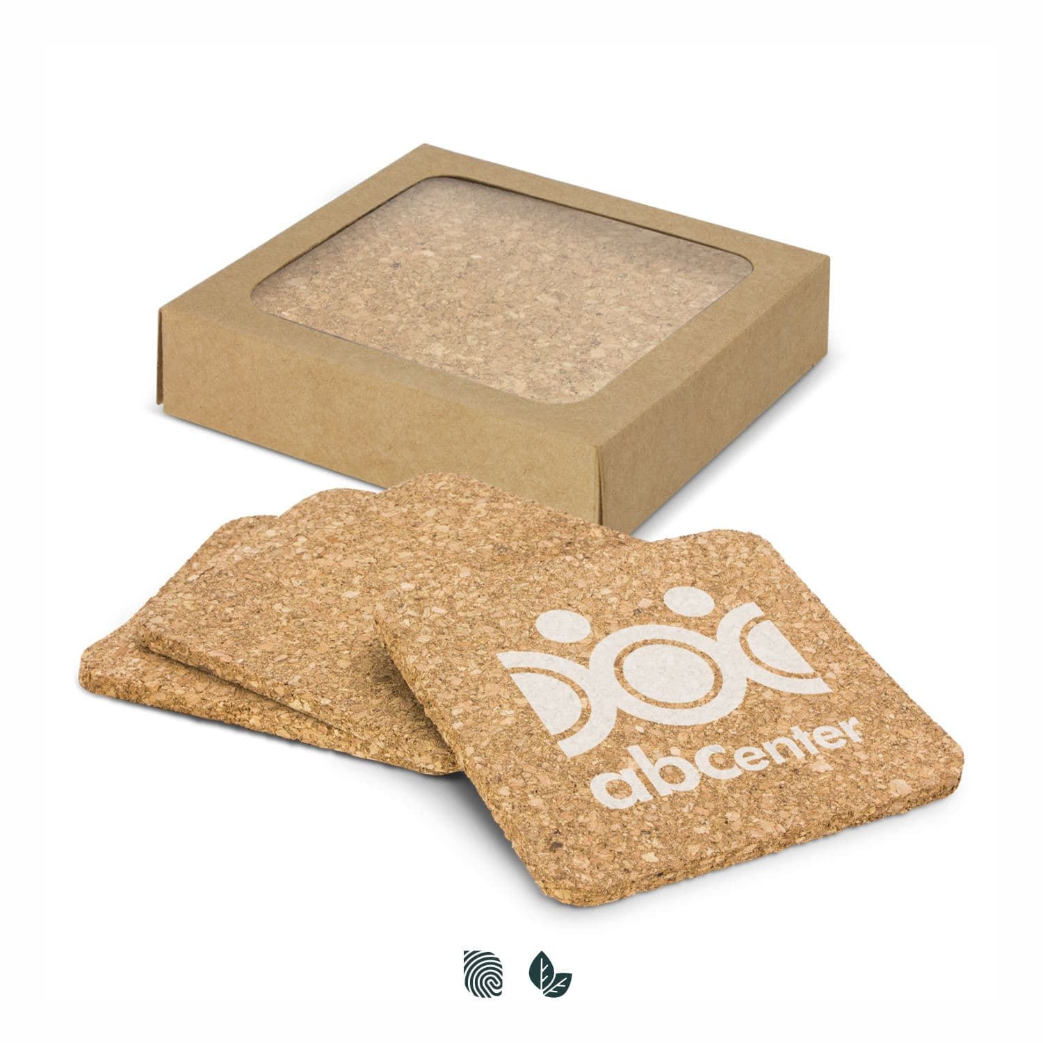 Oakridge Cork Coaster Square - Set of 4 — view 2 of 3