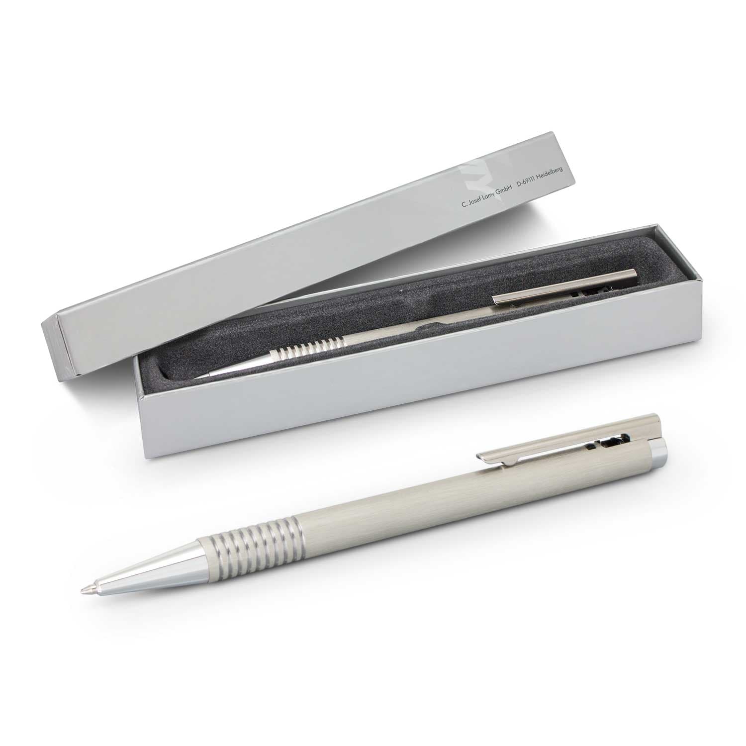 LAMY Logo Pen - Brushed Steel — view 2 of 3