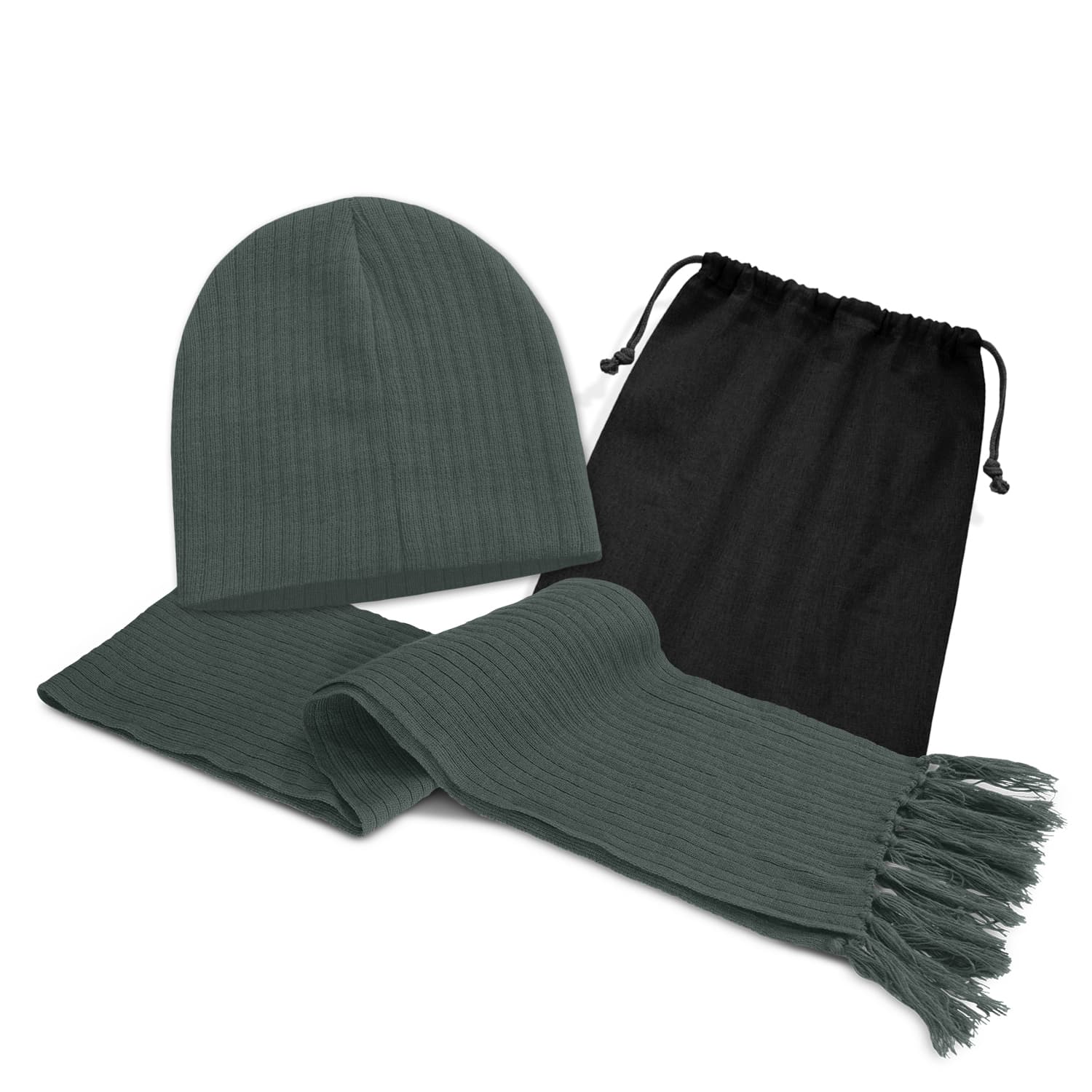 Nebraska Scarf and Beanie Set — view 3 of 4