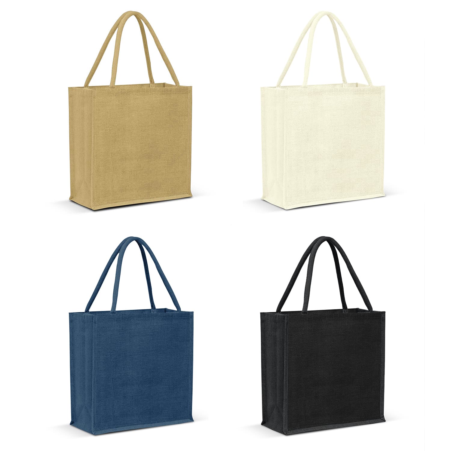 Monza Jute Tote Bag - Colour Match — view 2 of 4