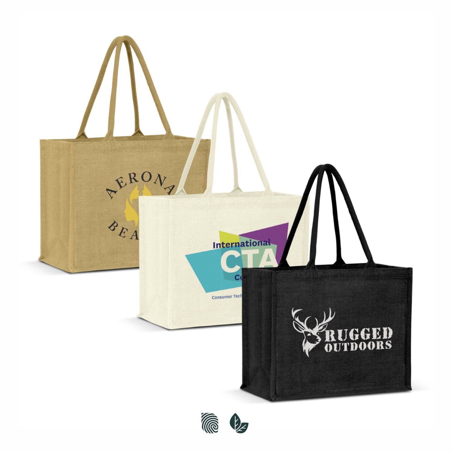 Torino Jute Tote Bag - Colour Match — view 2 of 4