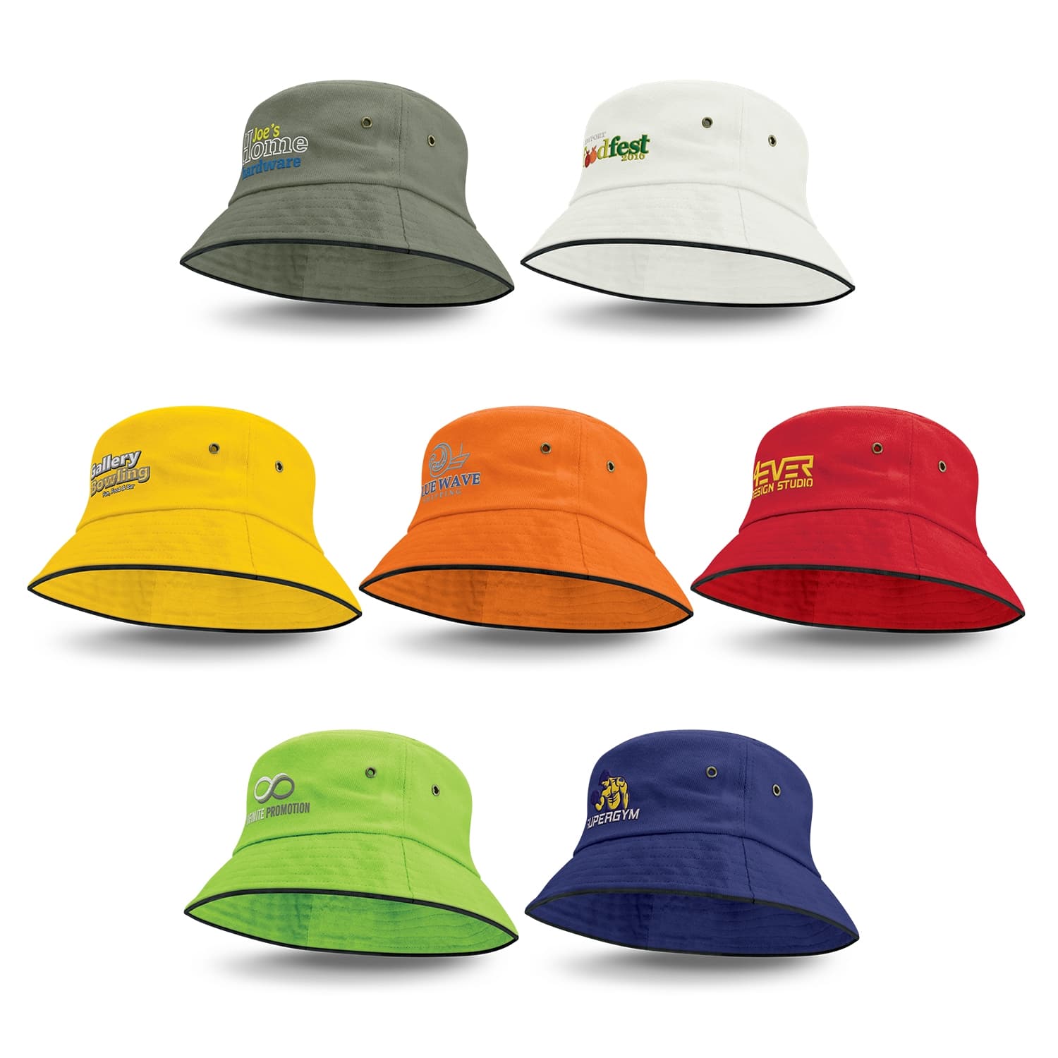 Bondi Bucket Hat - Black Sandwich Trim — view 2 of 4