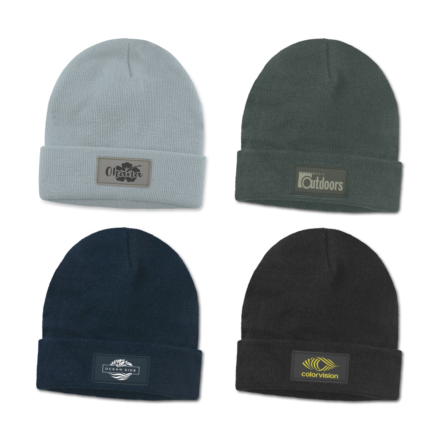 Everest Beanie with Patch — view 2 of 4