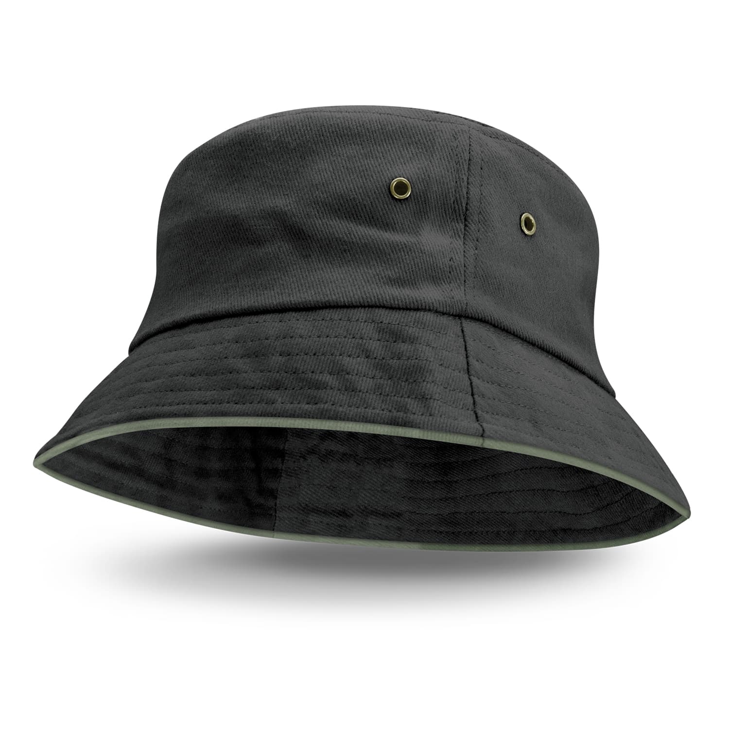 Bondi Bucket Hat - Coloured Sandwich Trim — view 3 of 4