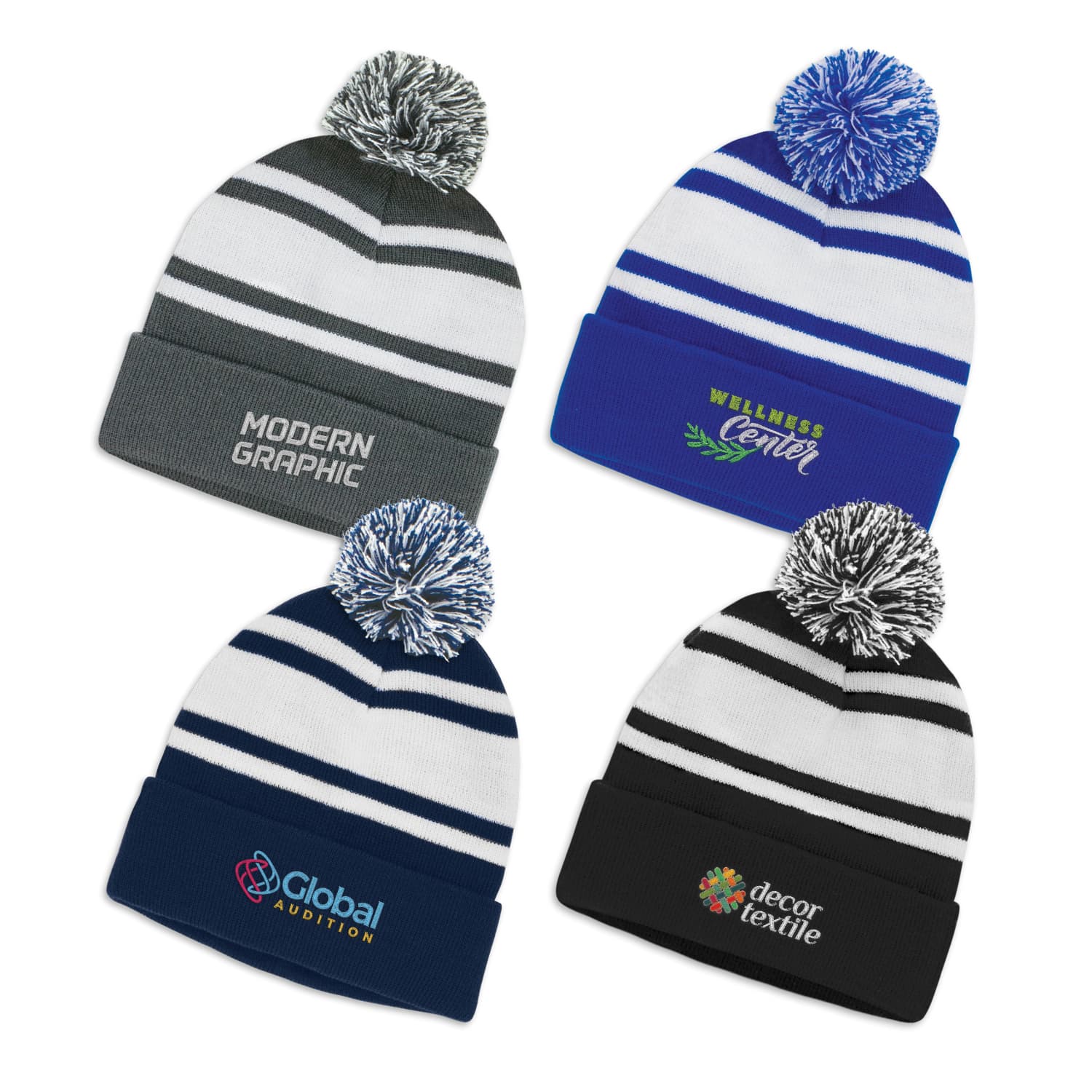 Commodore Beanie with Pom Pom — view 2 of 4