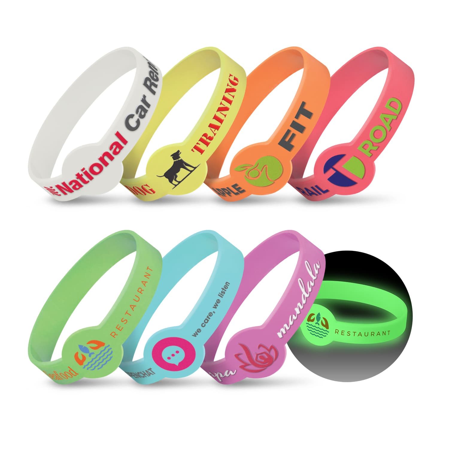 Xtra Silicone Wrist Band - Glow in the Dark — view 2 of 4