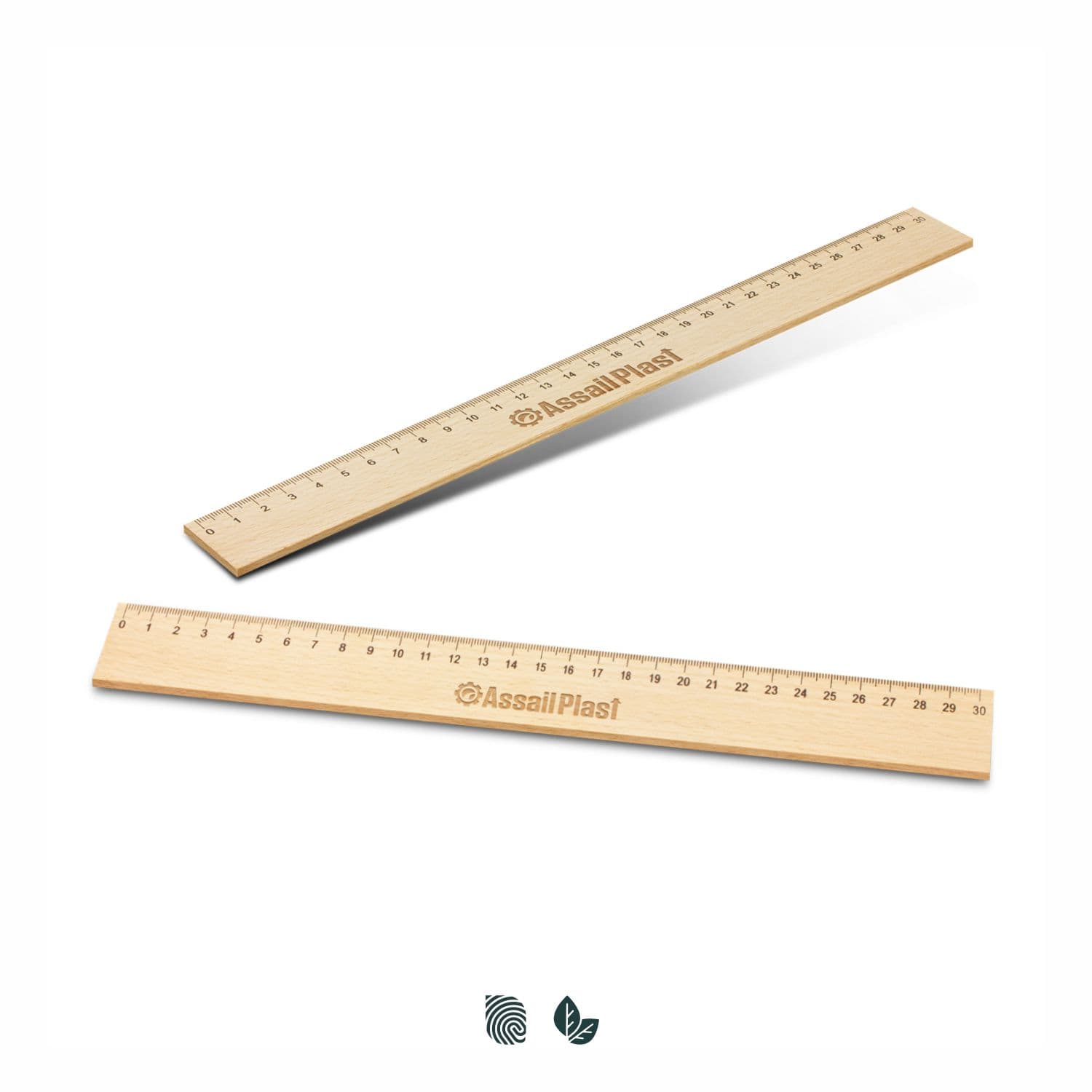 Wooden 30cm Ruler — view 3 of 4
