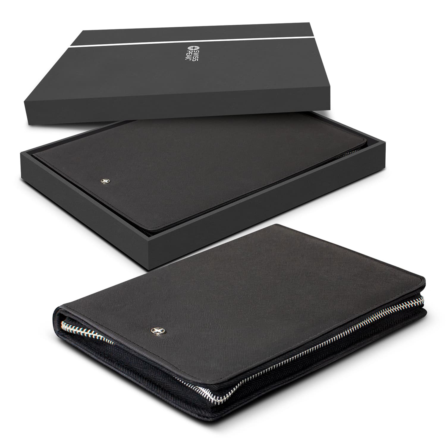 Swiss Peak Heritage A5 Portfolio with Zipper — view 2 of 4
