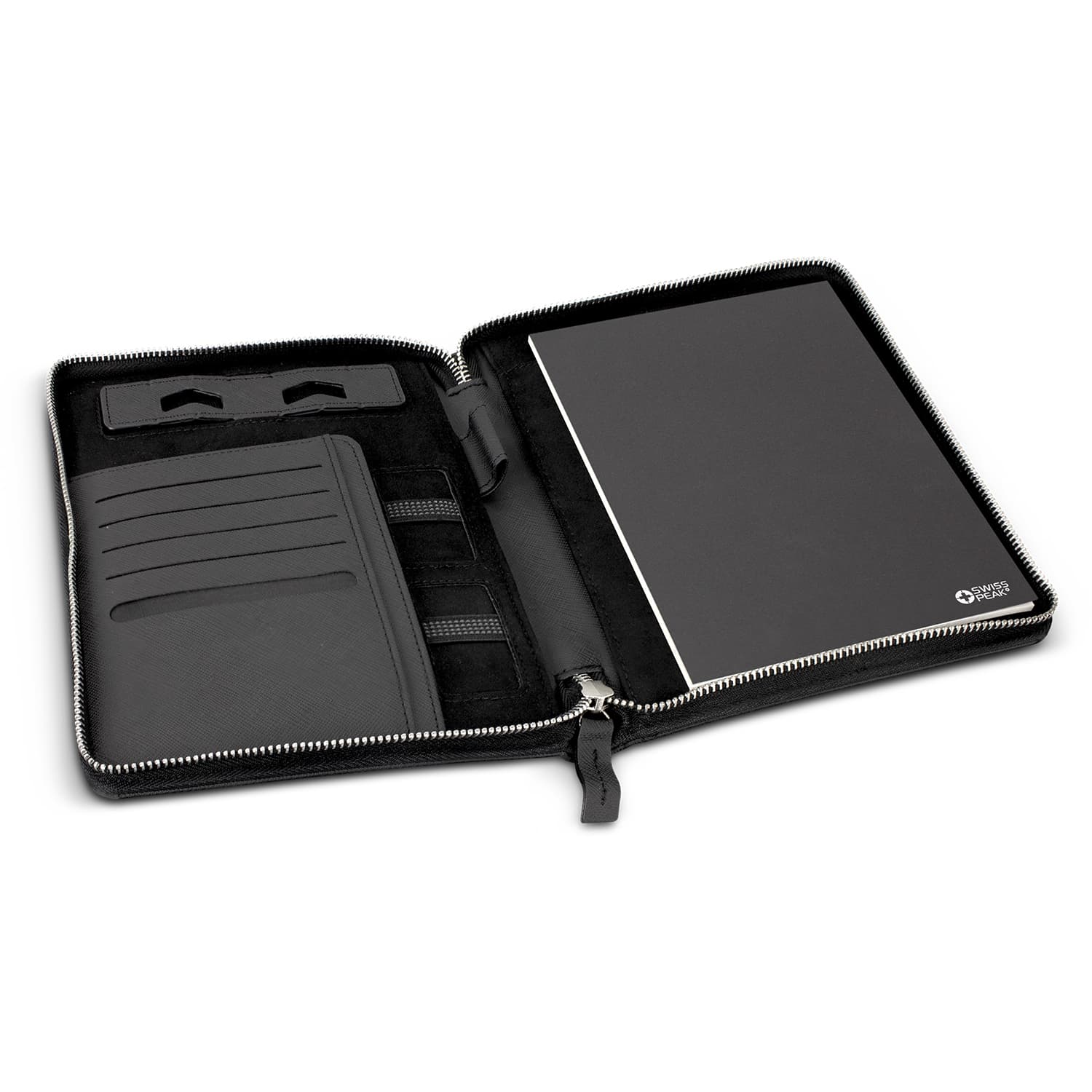 Swiss Peak Heritage A5 Portfolio with Zipper — view 4 of 4