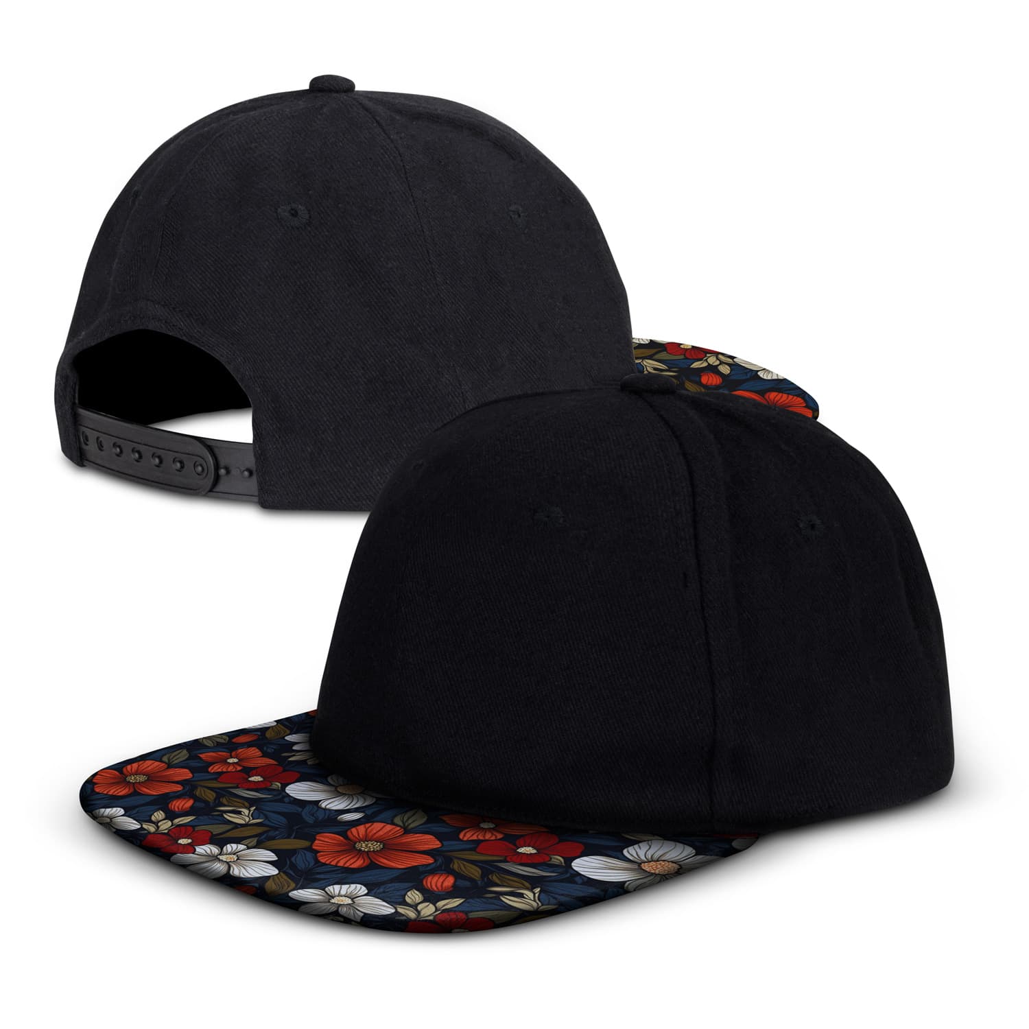 Crusade Custom Flat Peak Cap — view 2 of 4