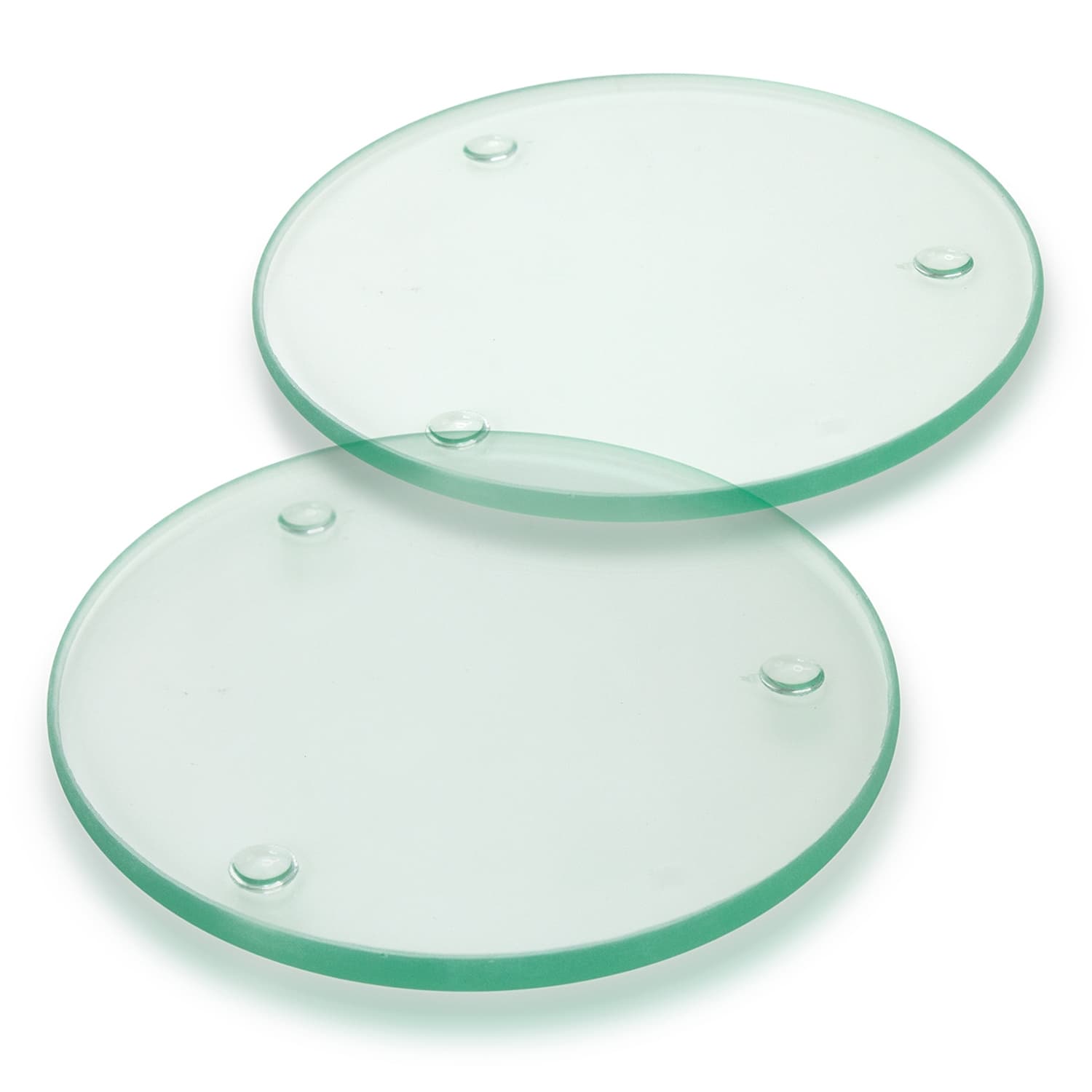 Venice Glass Coaster - Set of 2 - Round - Full Colour — view 2 of 3
