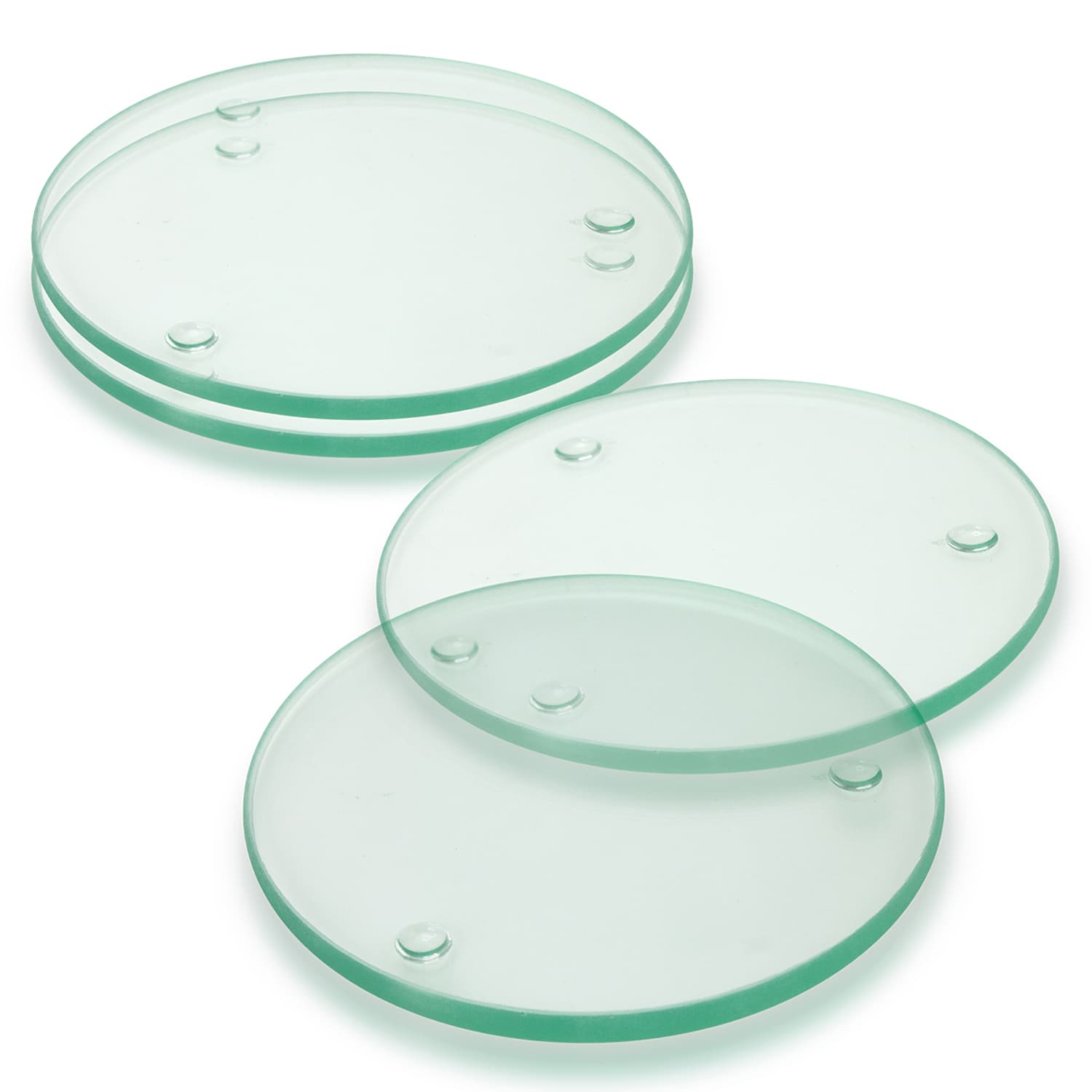 Venice Glass Coaster - Set of 4 - Round - Full Colour — view 2 of 3