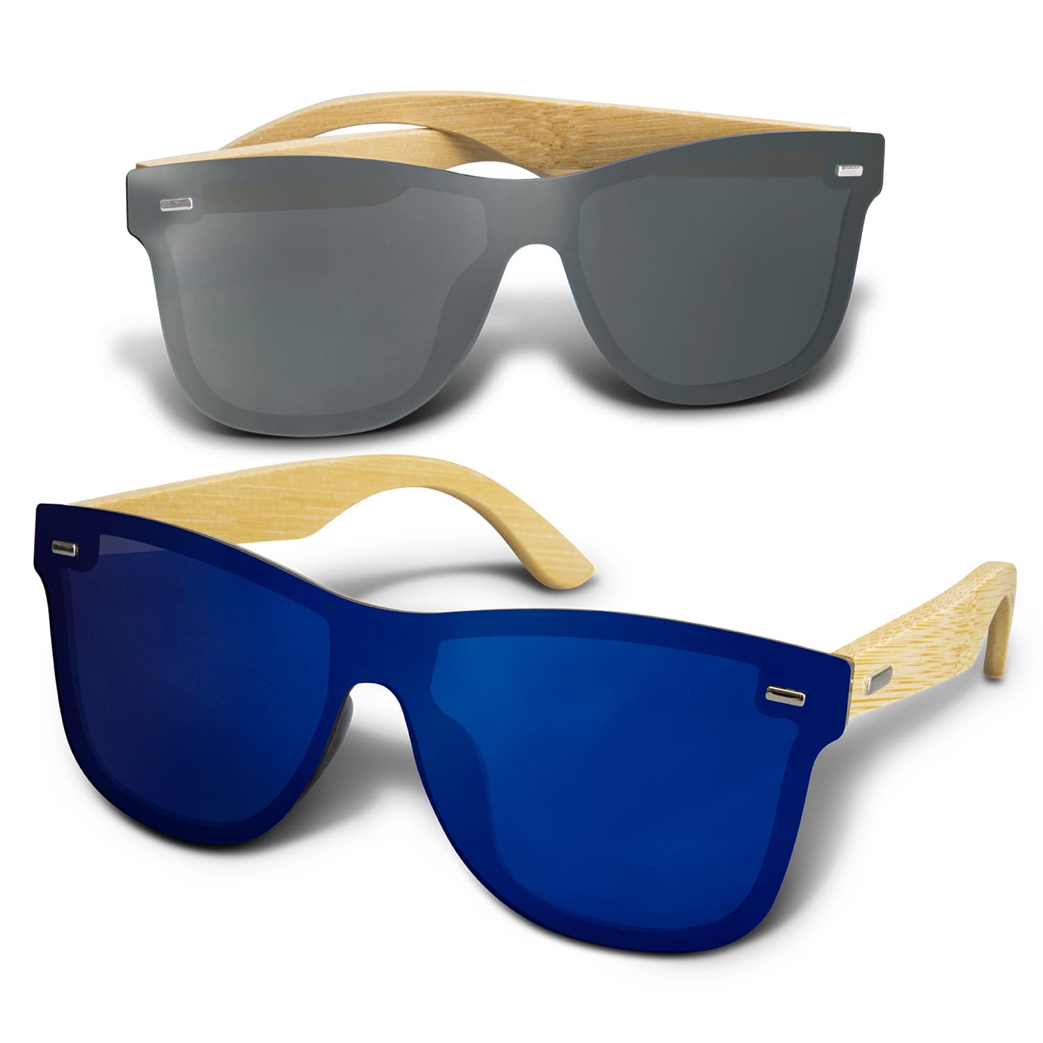 Ryder Mirror Lens Sunglasses - Bamboo — view 2 of 4