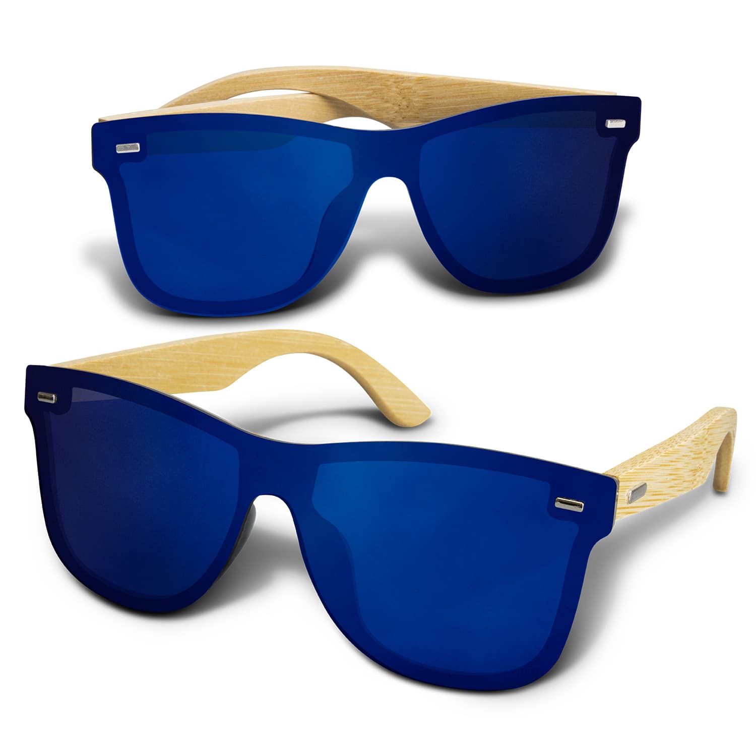Ryder Mirror Lens Sunglasses - Bamboo — view 4 of 4