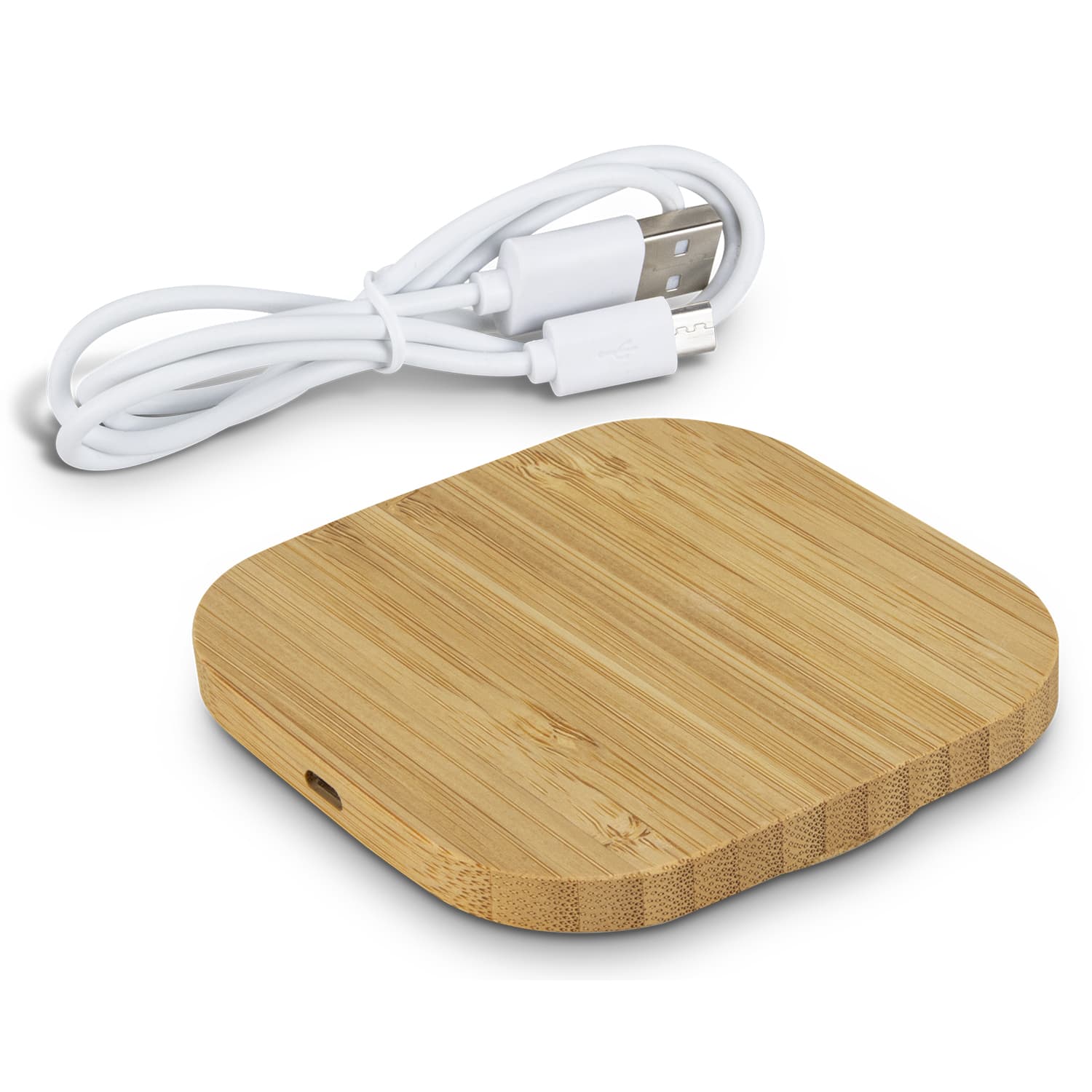Vita Bamboo Wireless Charger - Square — view 4 of 4