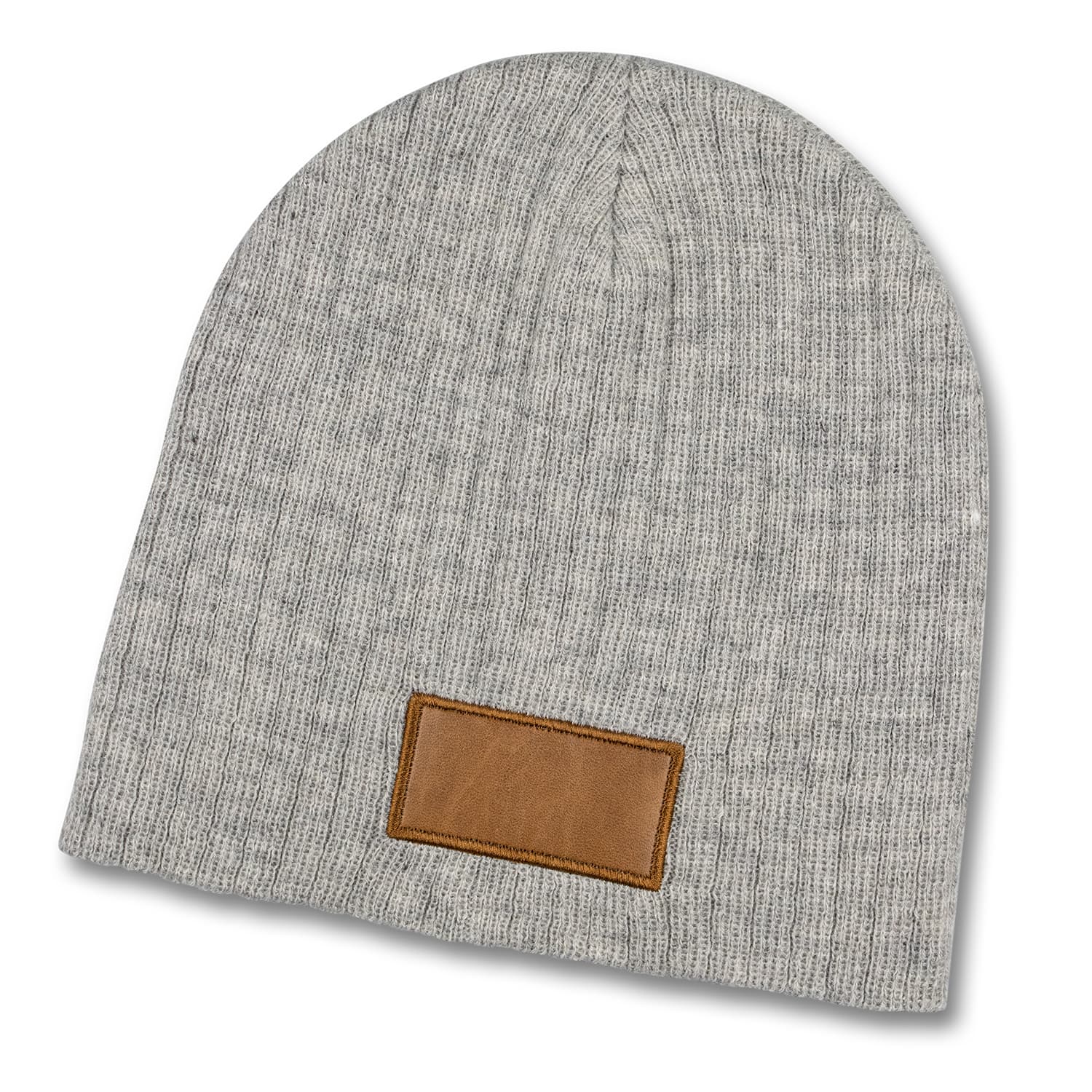 Nebraska Heather Cable Knit Beanie With Patch — view 3 of 4