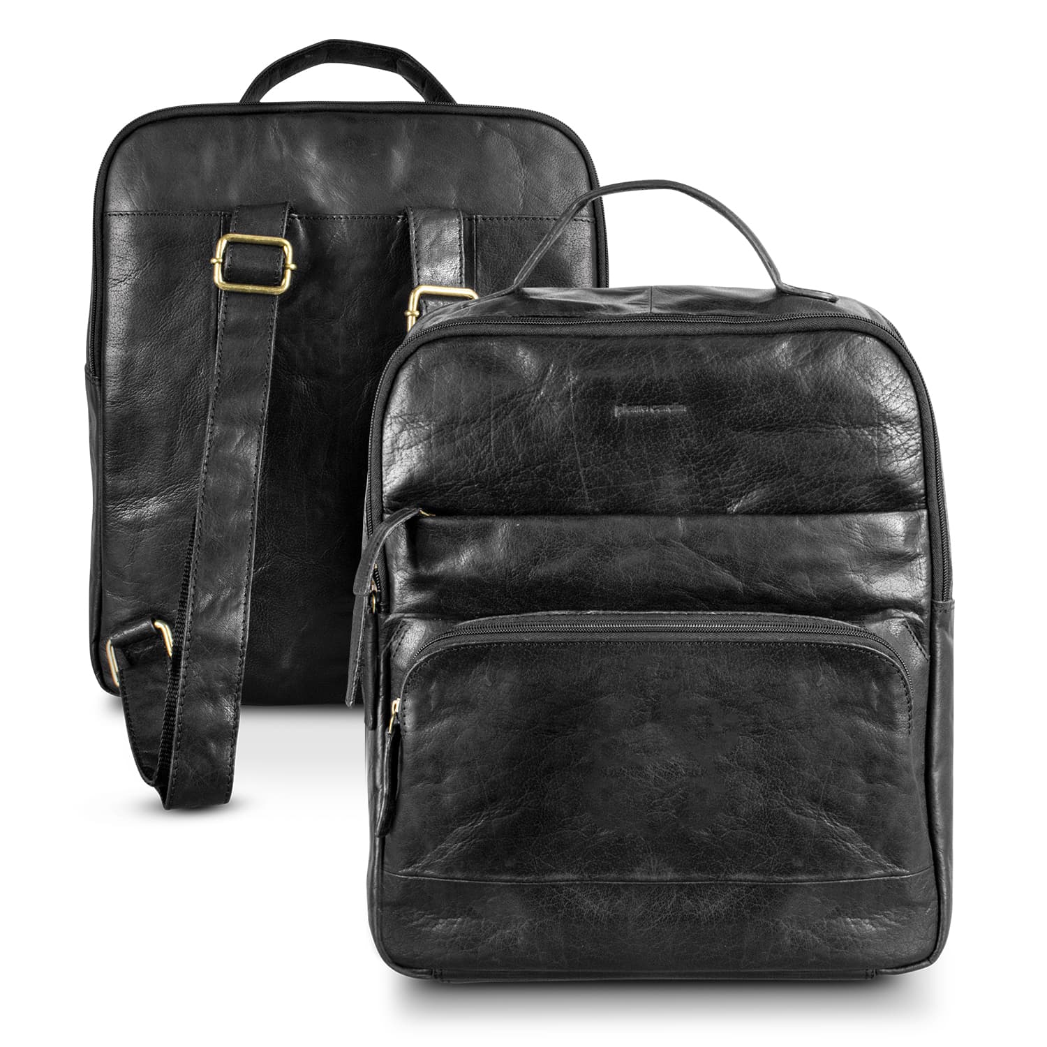 Pierre Cardin Leather Backpack — view 2 of 4