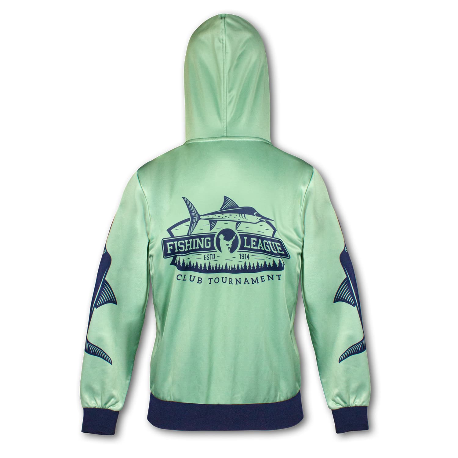 Custom Womens Sports Zipped Hoodie — view 4 of 4