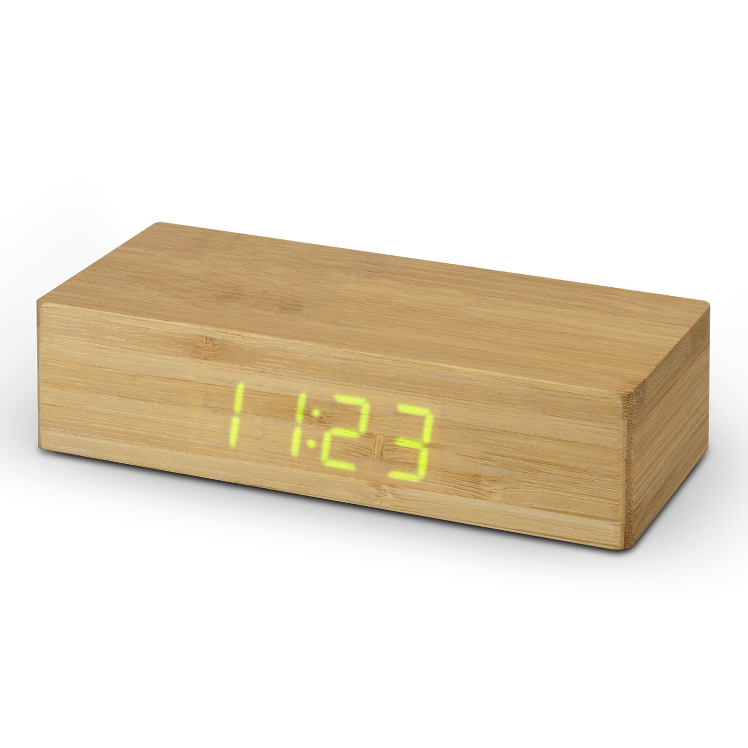 Bamboo Wireless Charging Clock — view 4 of 4