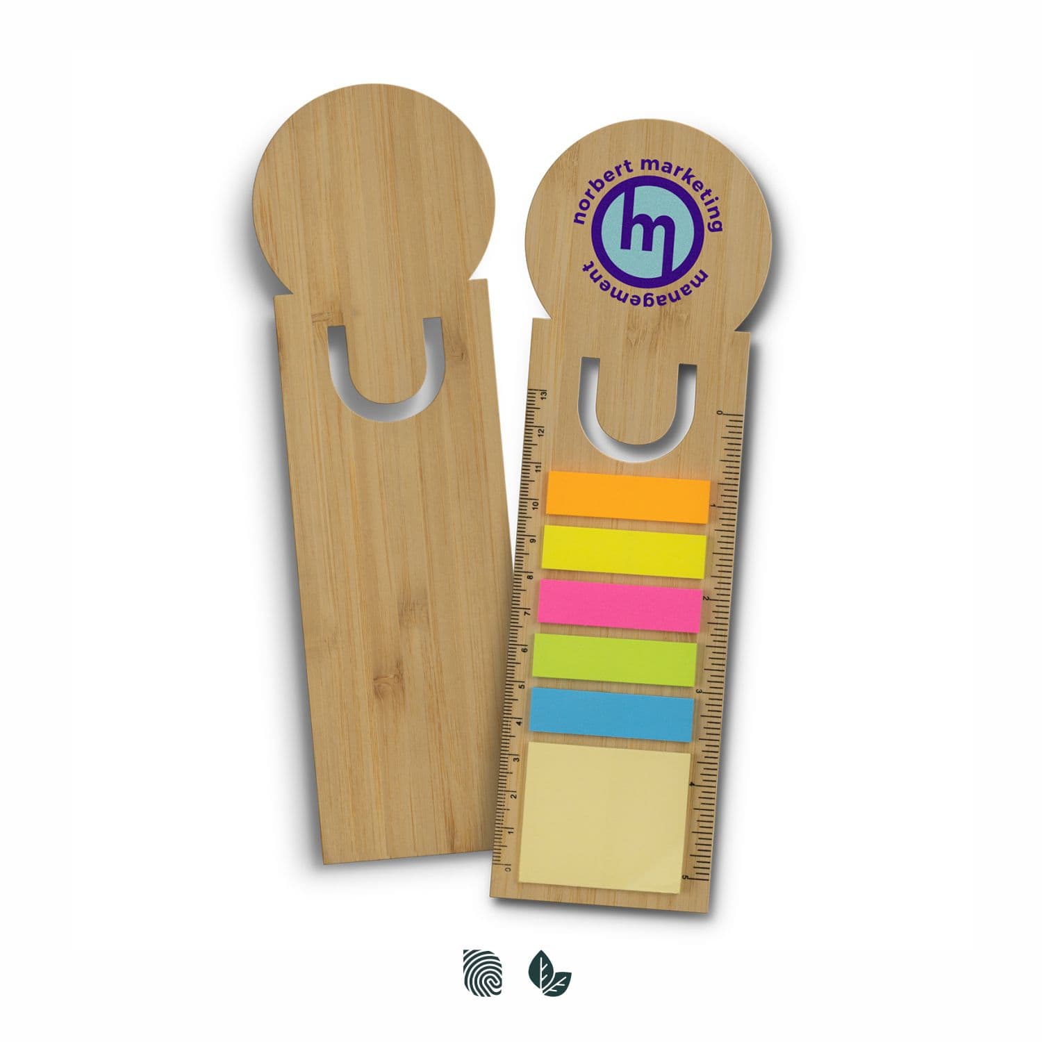 Bamboo Ruler Bookmark - Round — view 3 of 4