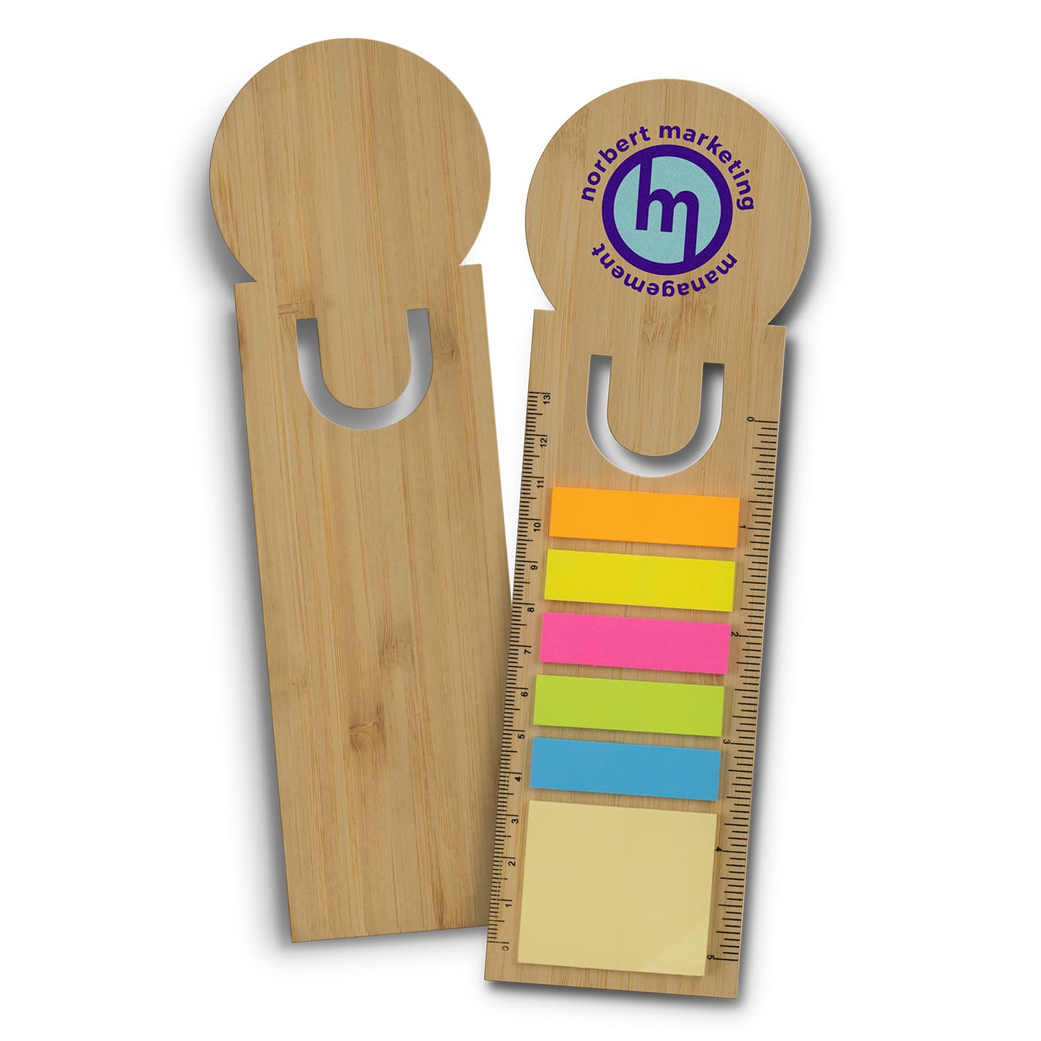 Bamboo Ruler Bookmark - Round — view 2 of 4