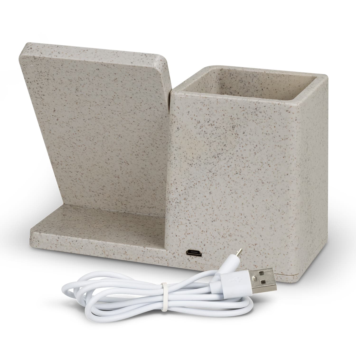 NATURA Oaken Wireless Charger Desk Caddy — view 4 of 4