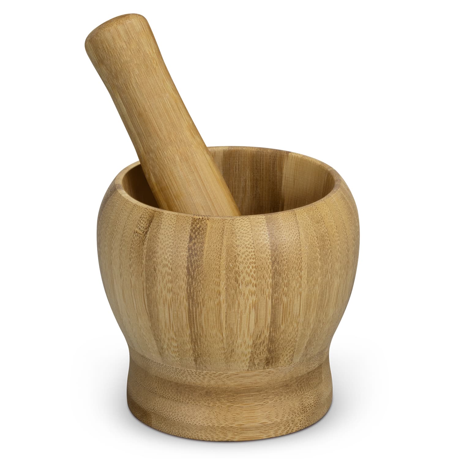 NATURA Bamboo Mortar and Pestle — view 4 of 4
