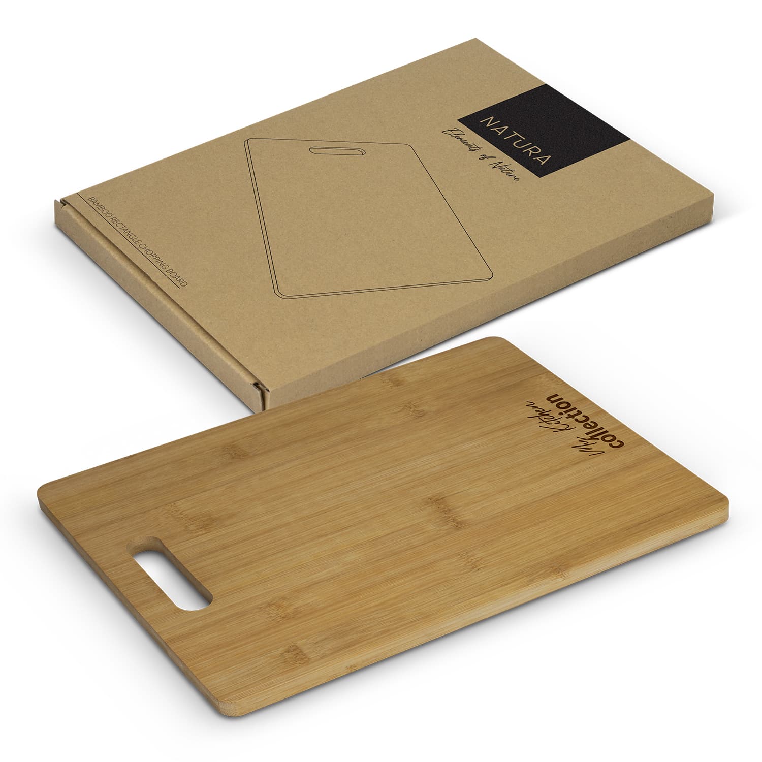 NATURA Bamboo Rectangle Chopping Board — view 2 of 4