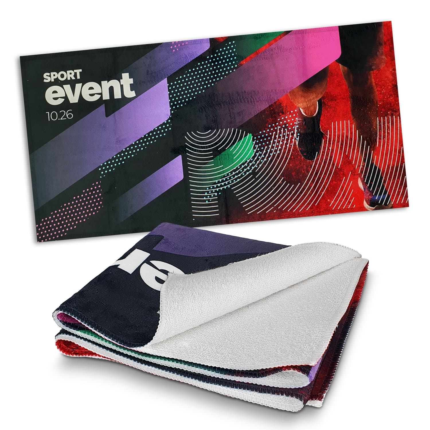 Sports Fit Towel - Full Colour — view 2 of 4