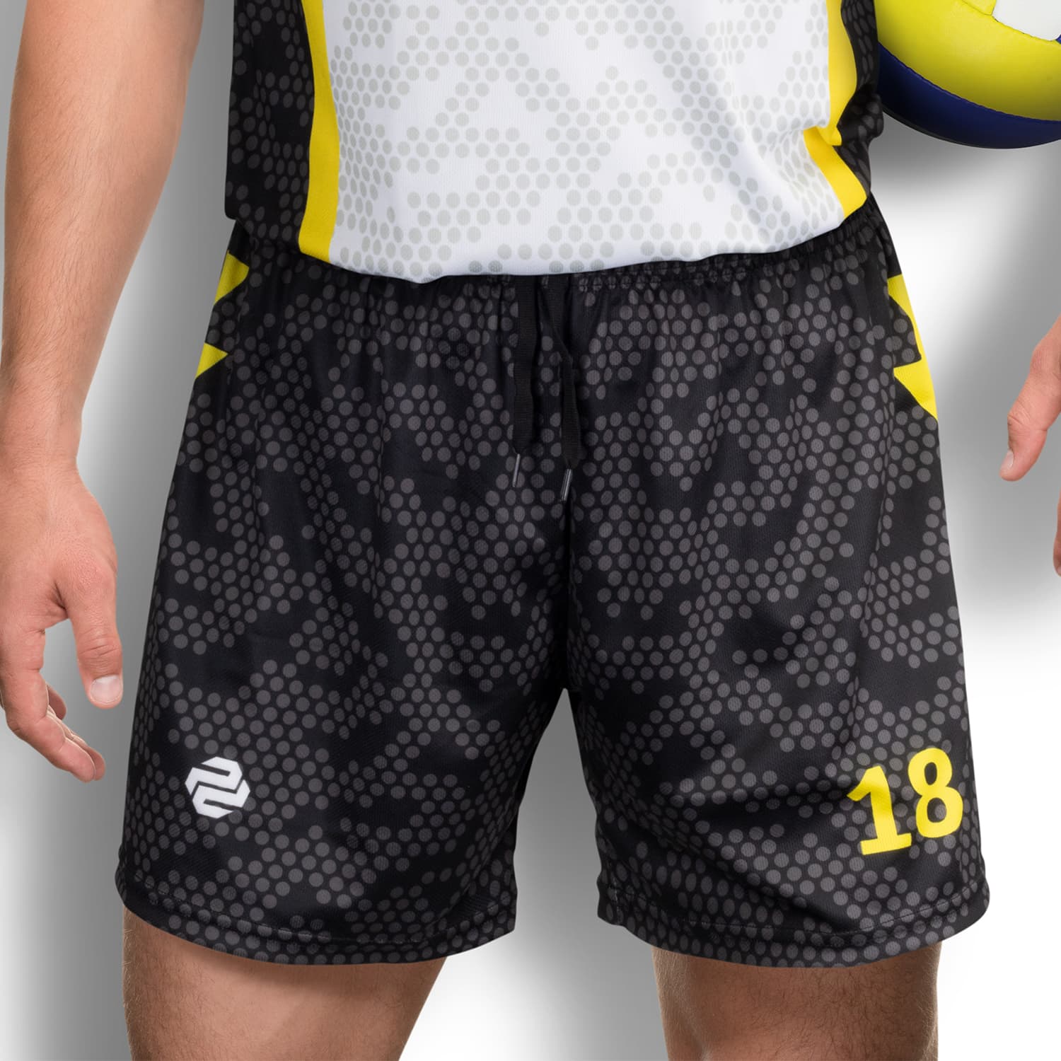 Custom Mens Volleyball Shorts — view 2 of 4