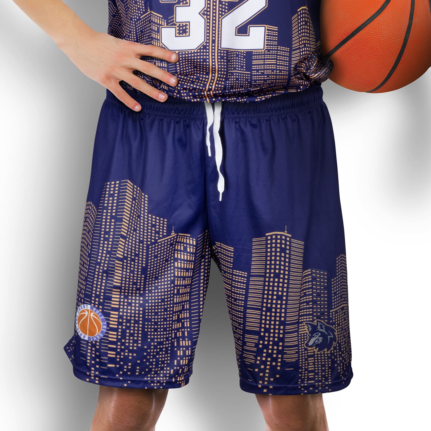 Custom Mens Basketball Shorts — view 2 of 4