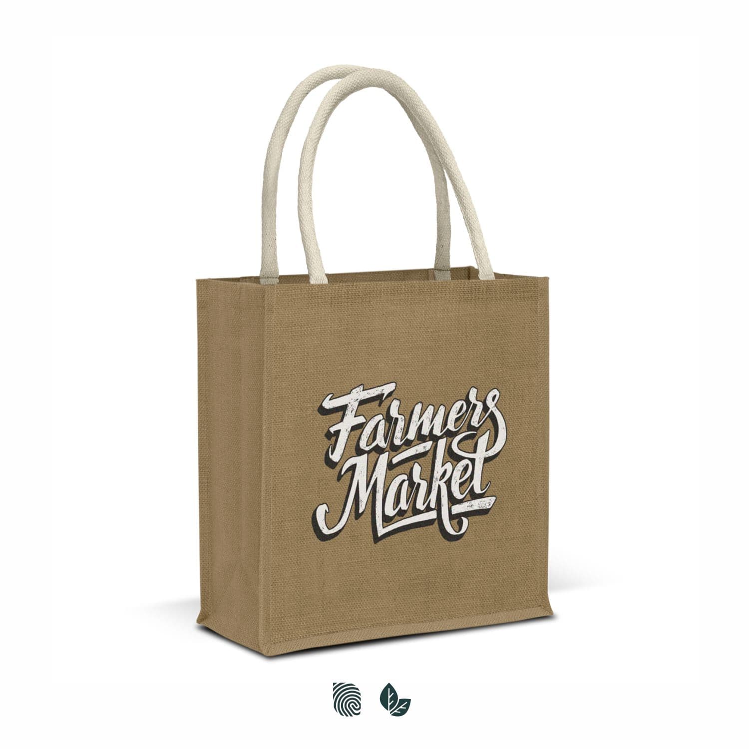 Lanza Starch Jute Tote Bag — view 3 of 4