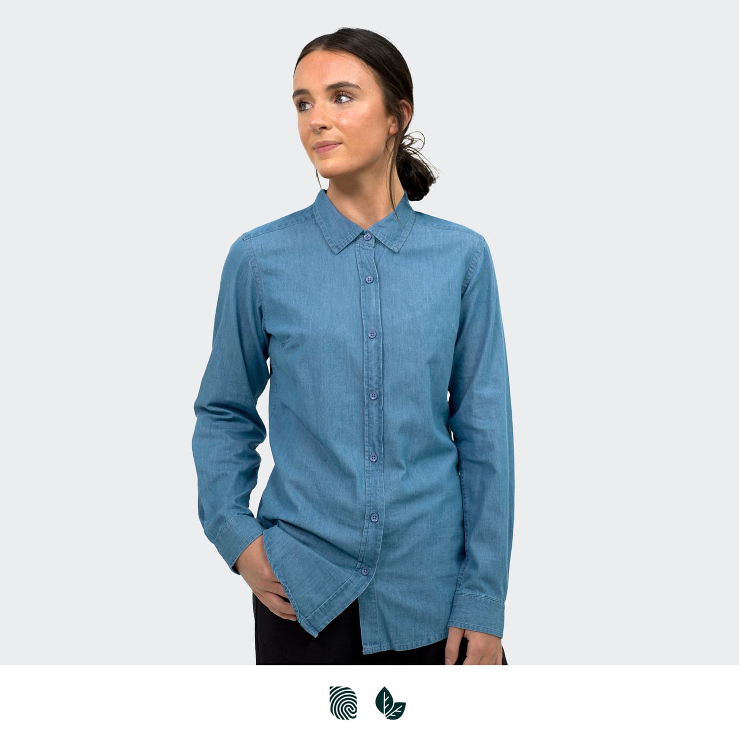 TRENDSWEAR Chester Women's Denim Shirt — view 2 of 4