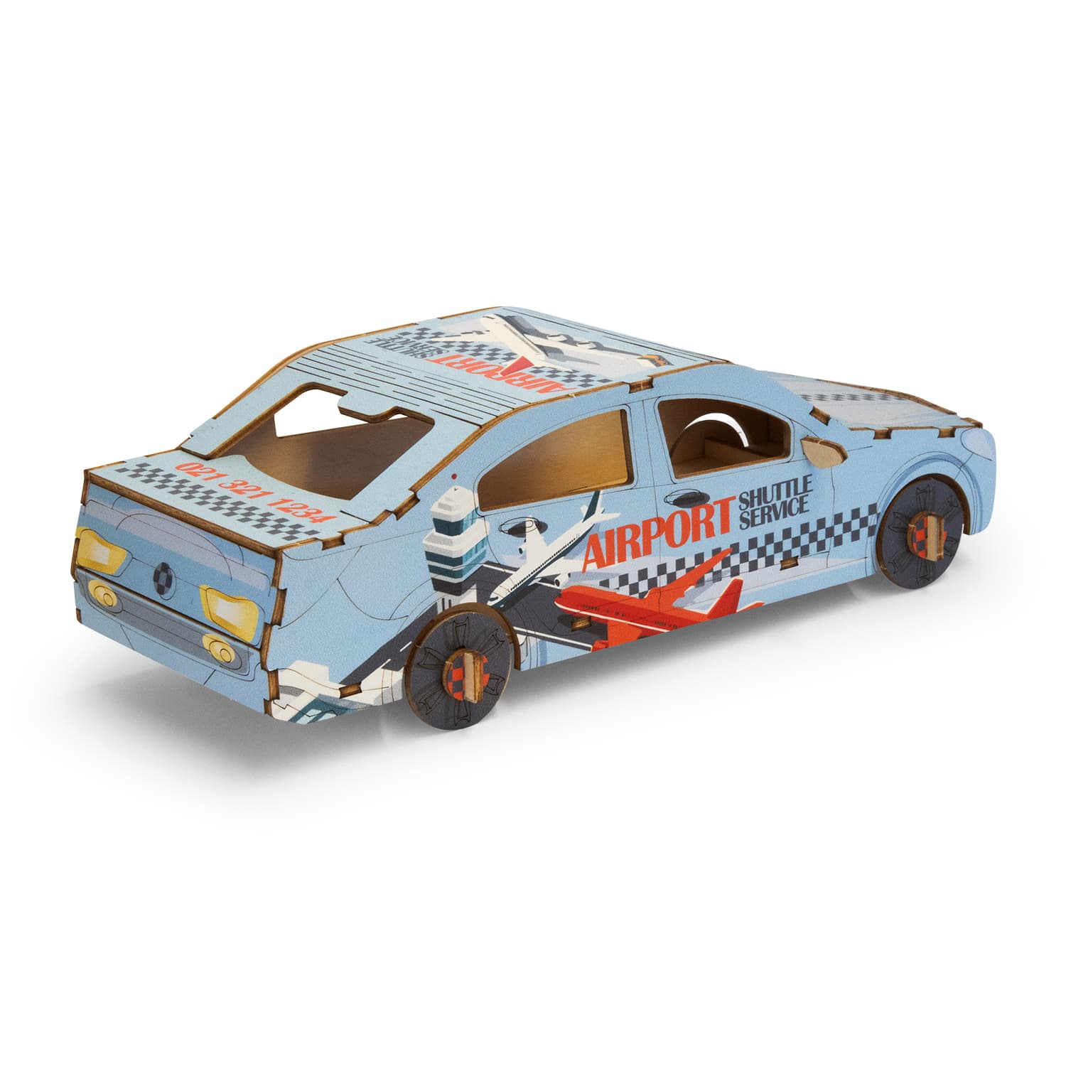 BRANDCRAFT Sedan Car Wooden Model — view 4 of 4