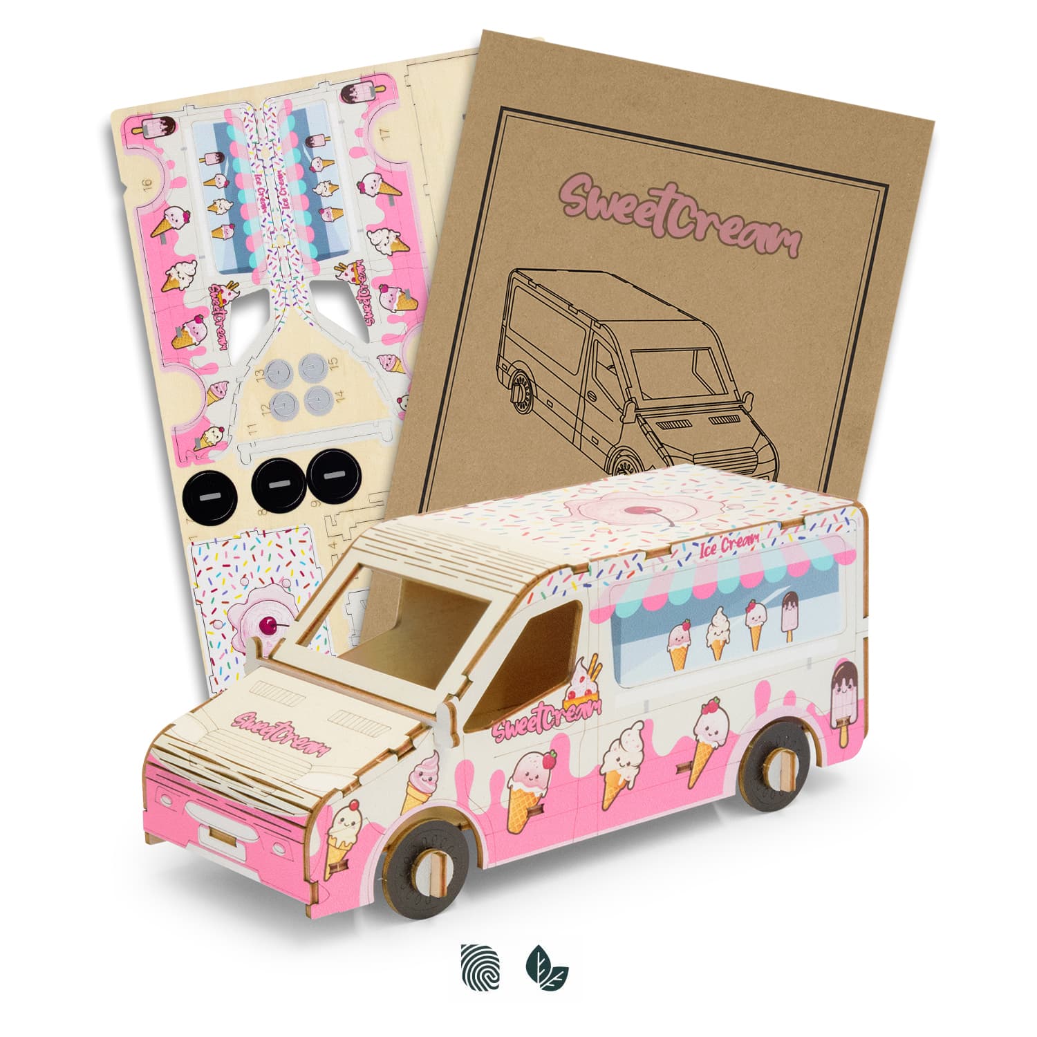 BRANDCRAFT Van Wooden Model — view 2 of 4