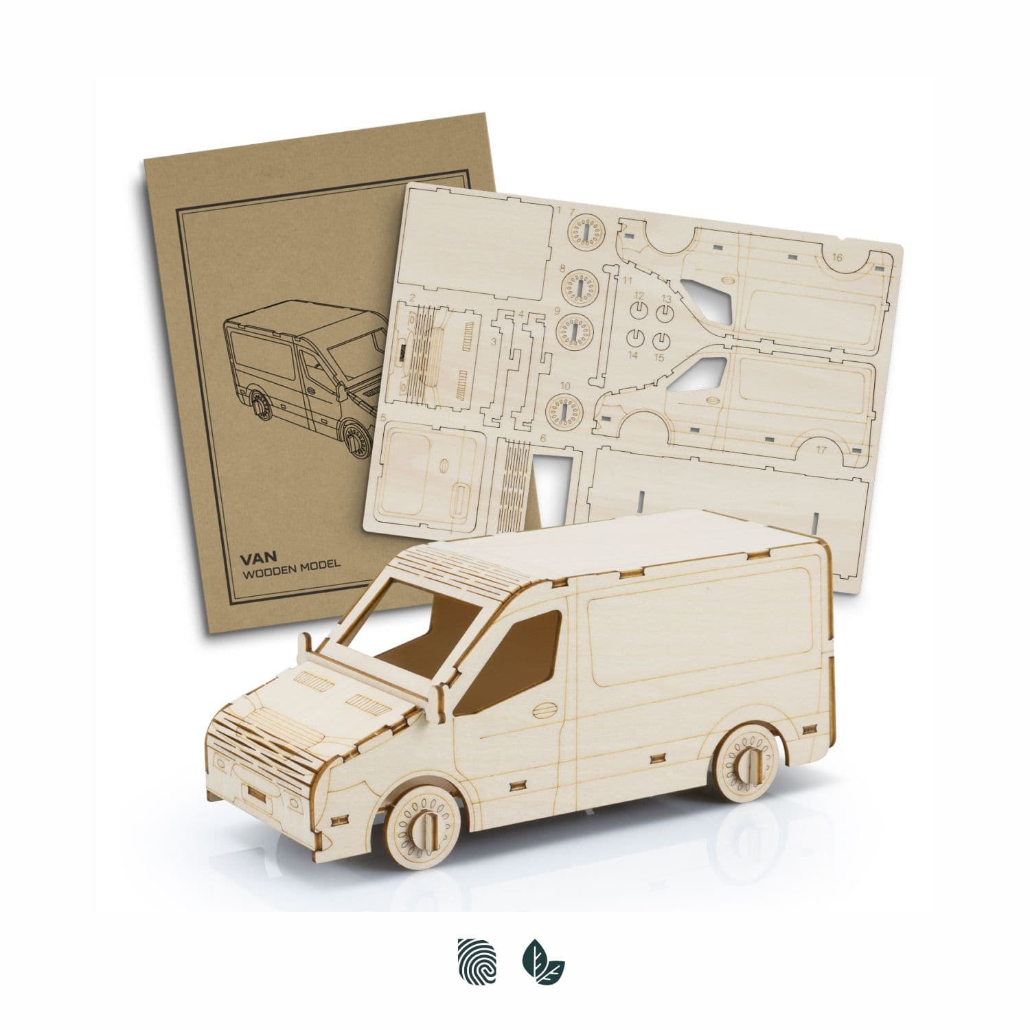 BRANDCRAFT Van Wooden Model — view 2 of 4