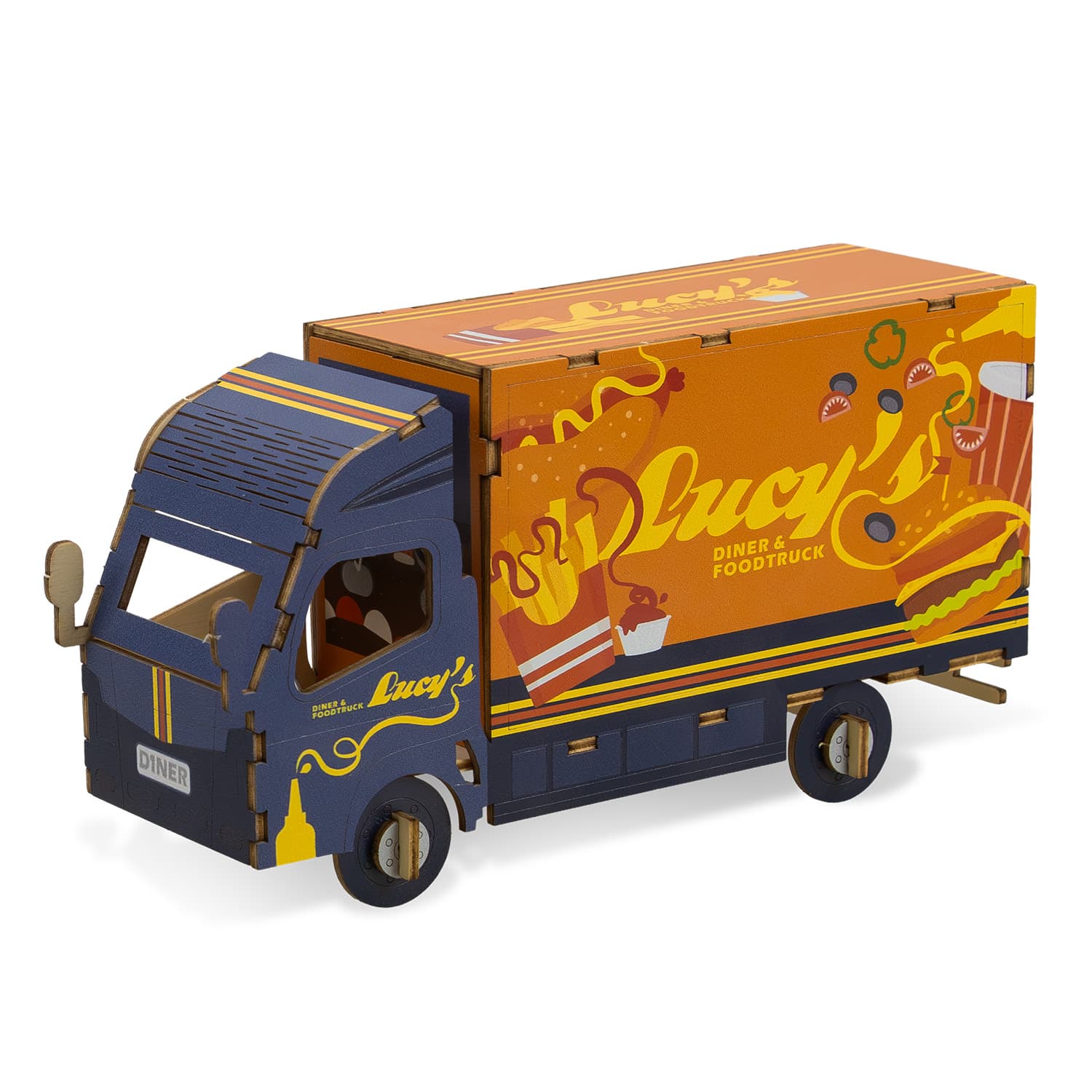 BRANDCRAFT Small Truck Wooden Model — view 4 of 4
